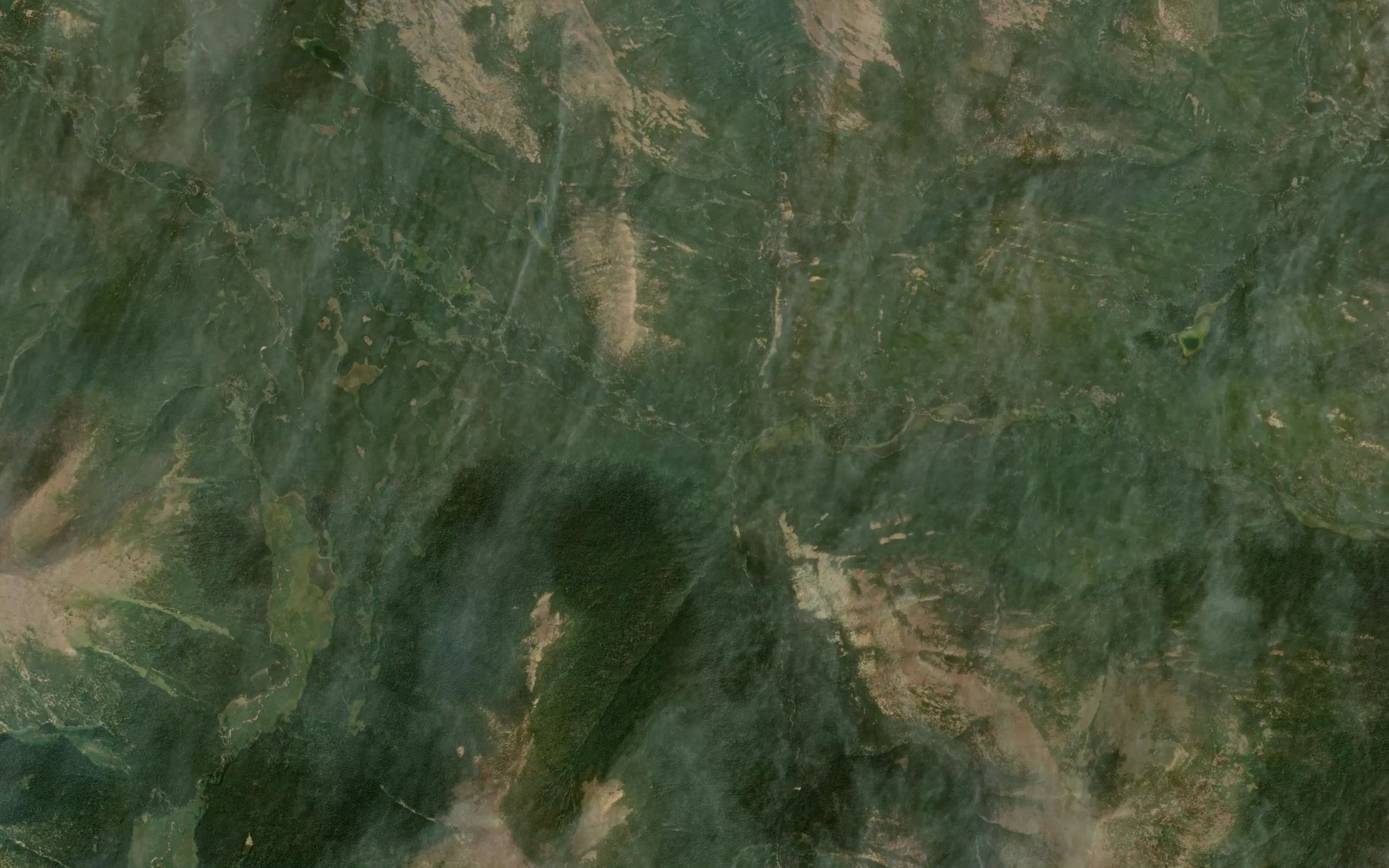 Satellite map of the Scotty Creek