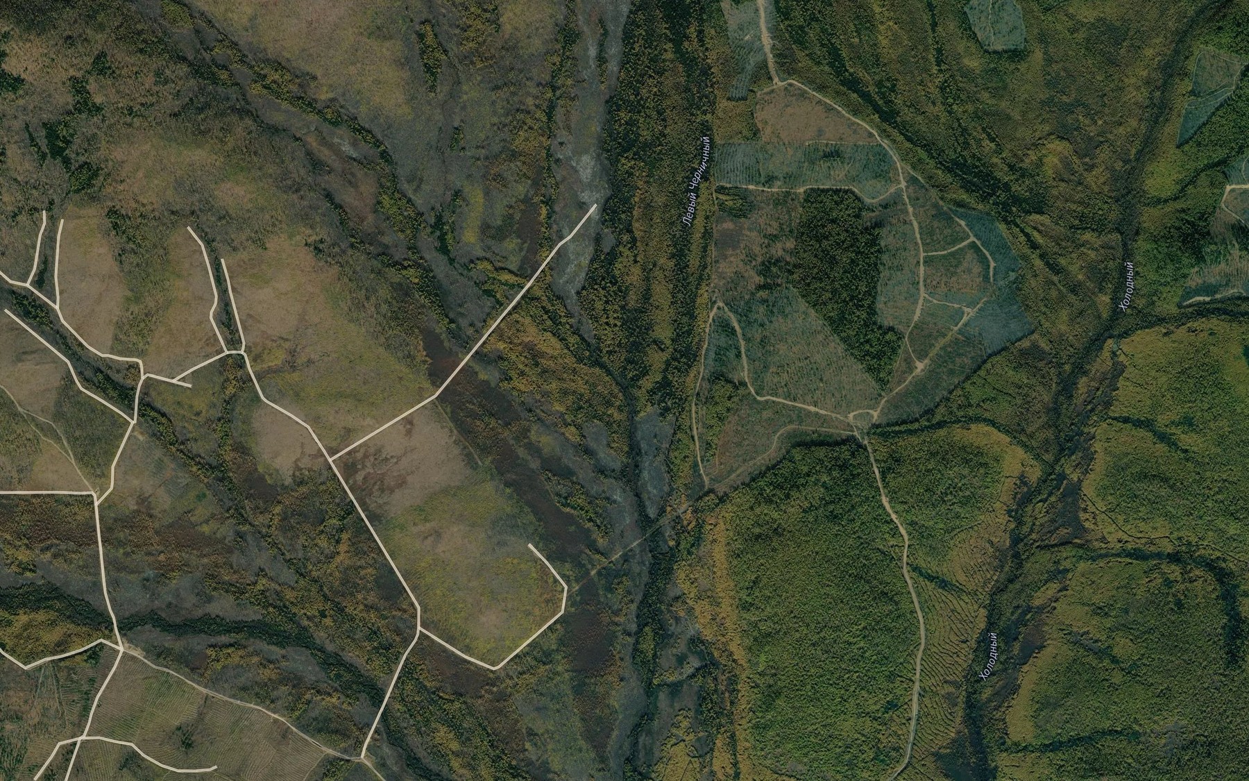 Satellite map of the Sredniy Chernichnyy