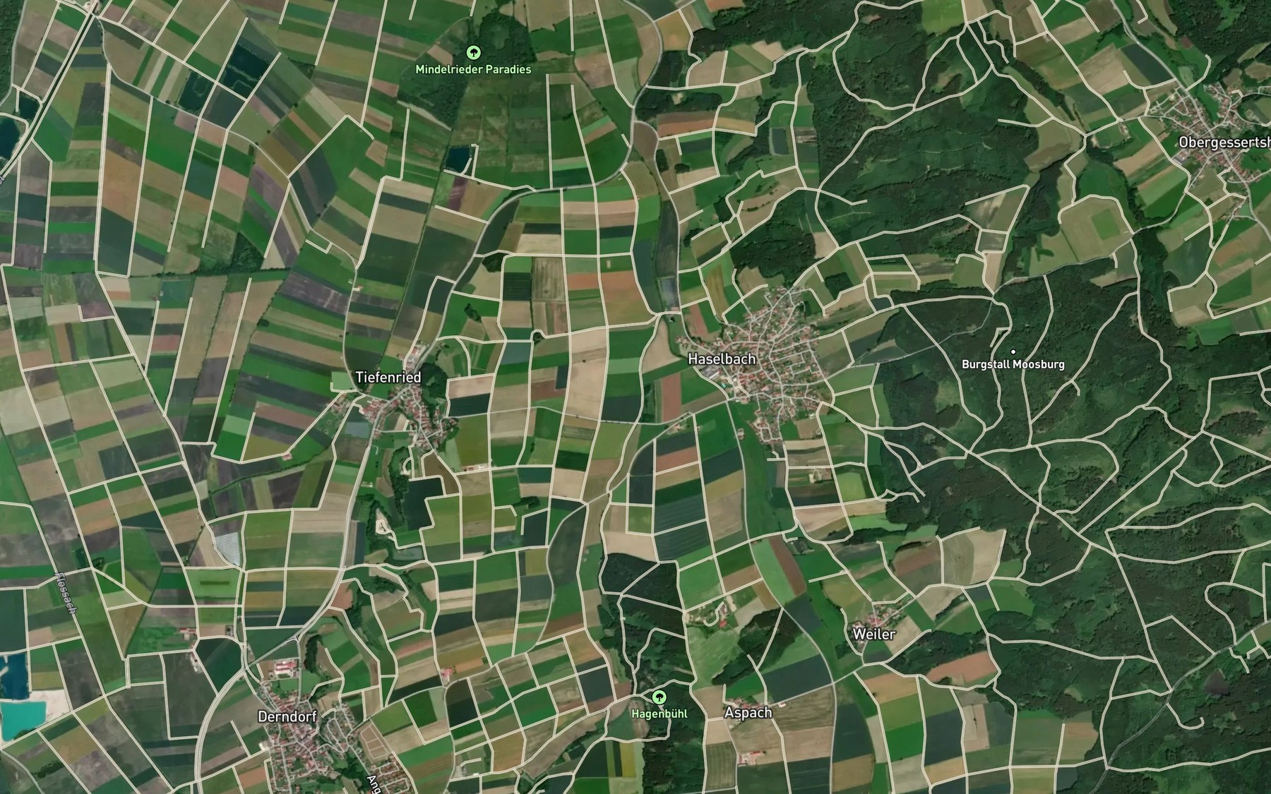Satellite map of the Westerbach