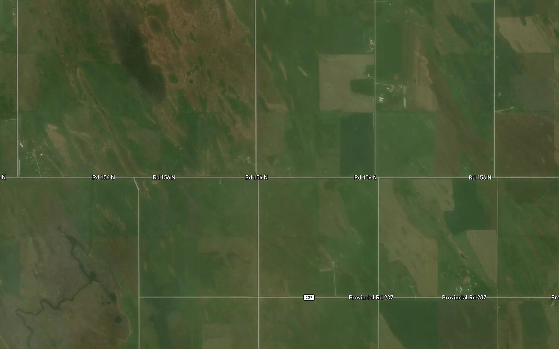 Satellite map of the Spearhill Drain