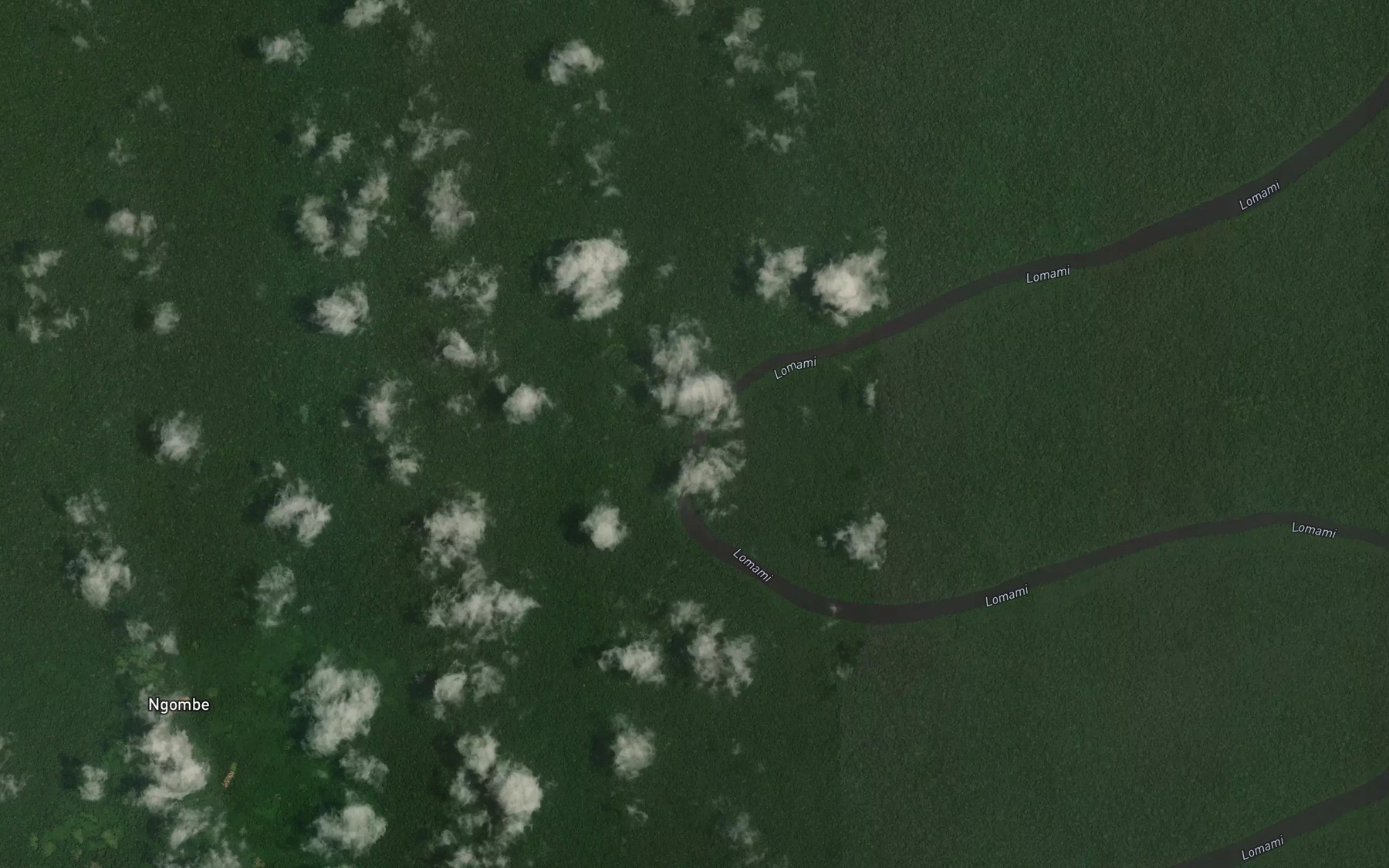 Satellite map of the Wenge