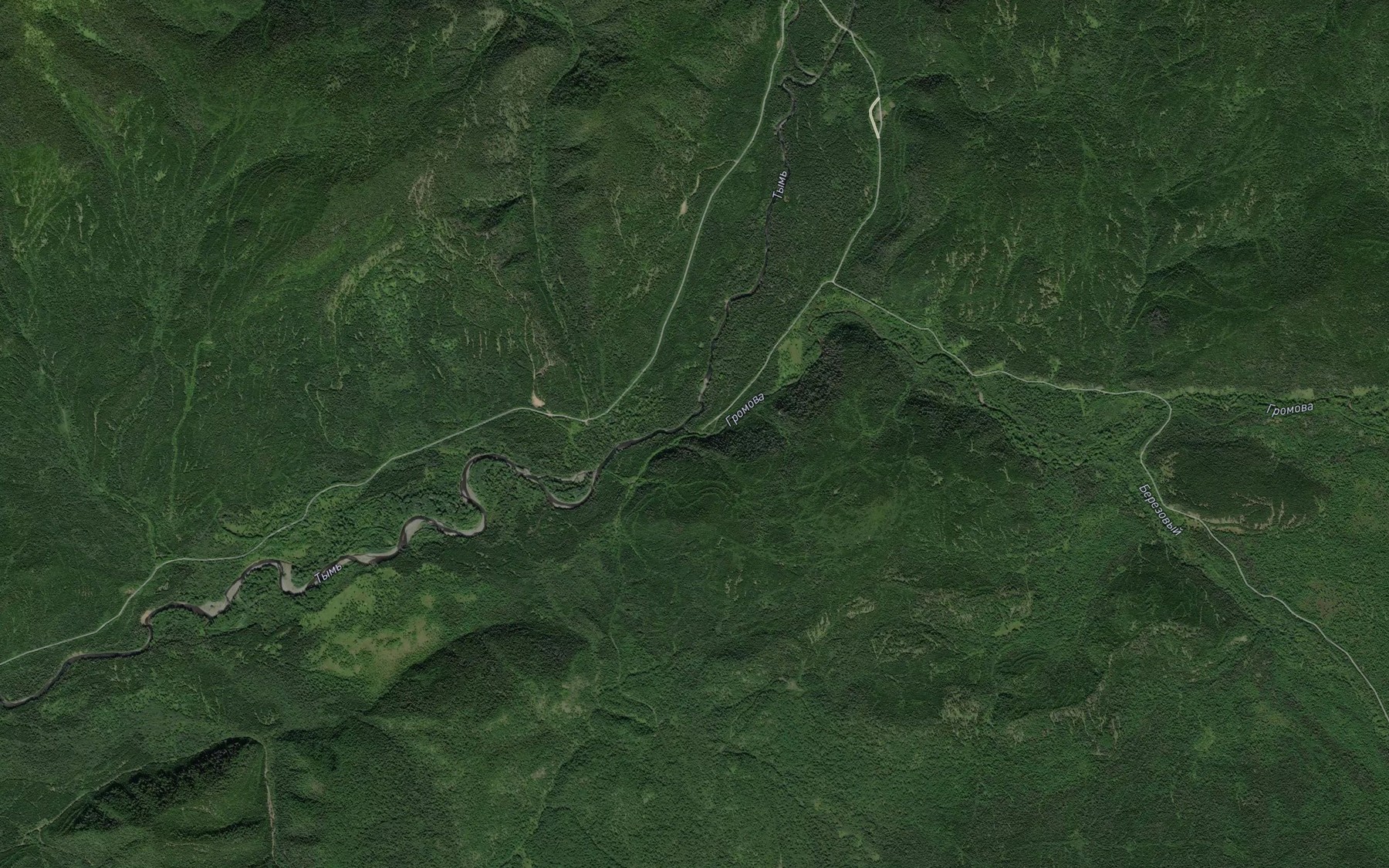 Satellite map of the Gromova