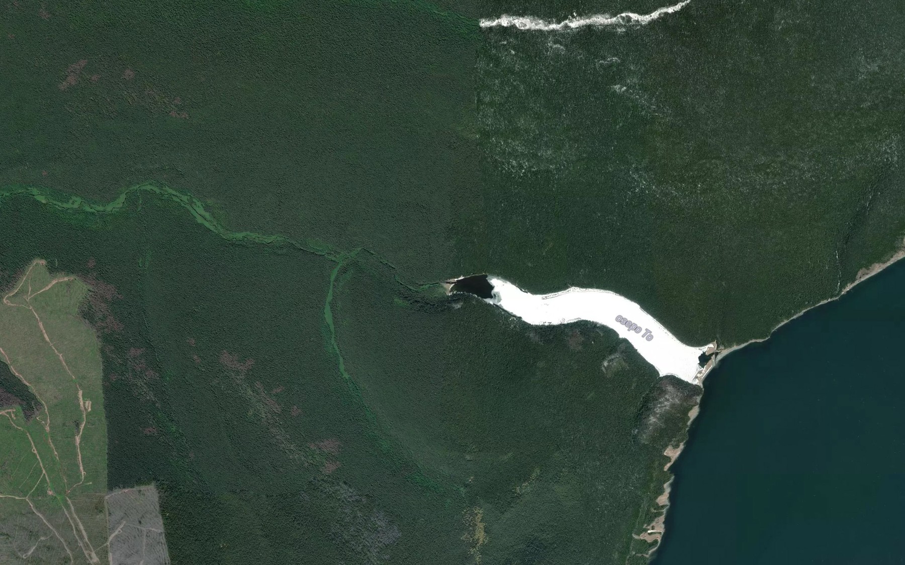 Satellite map of the Sivuchi