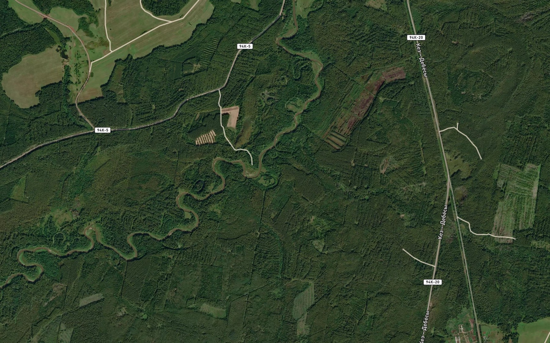 Satellite map of the Staryye Siri