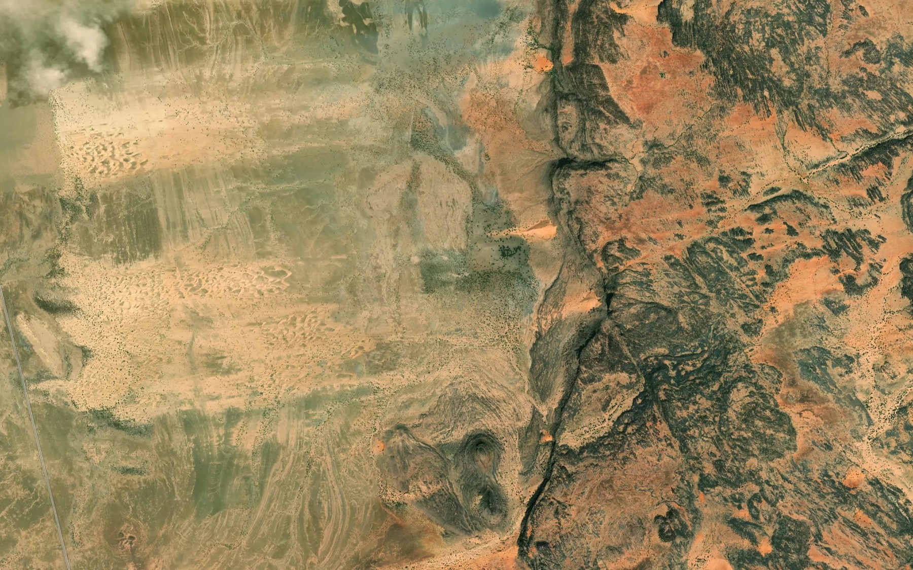 Satellite map of the Touimirt Guerba