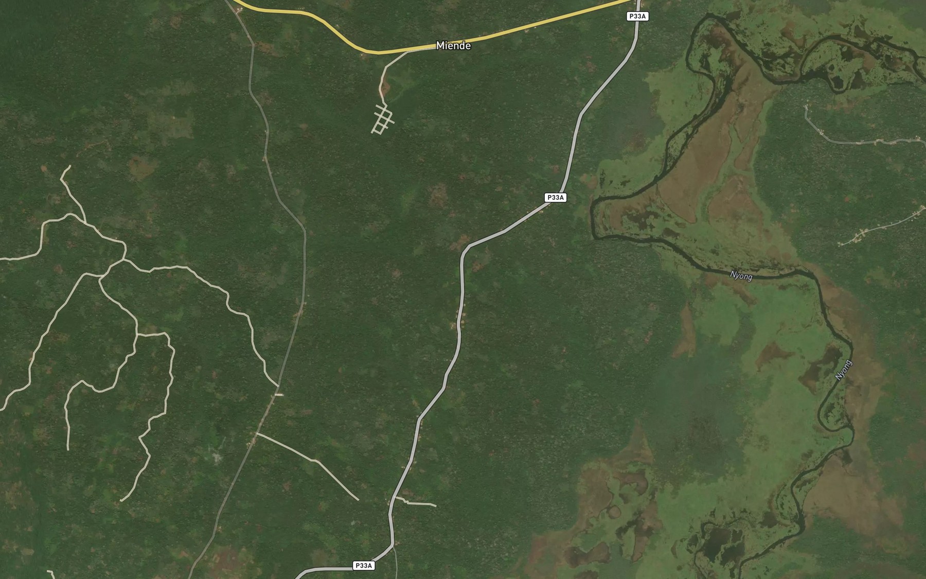 Satellite map of the Eki