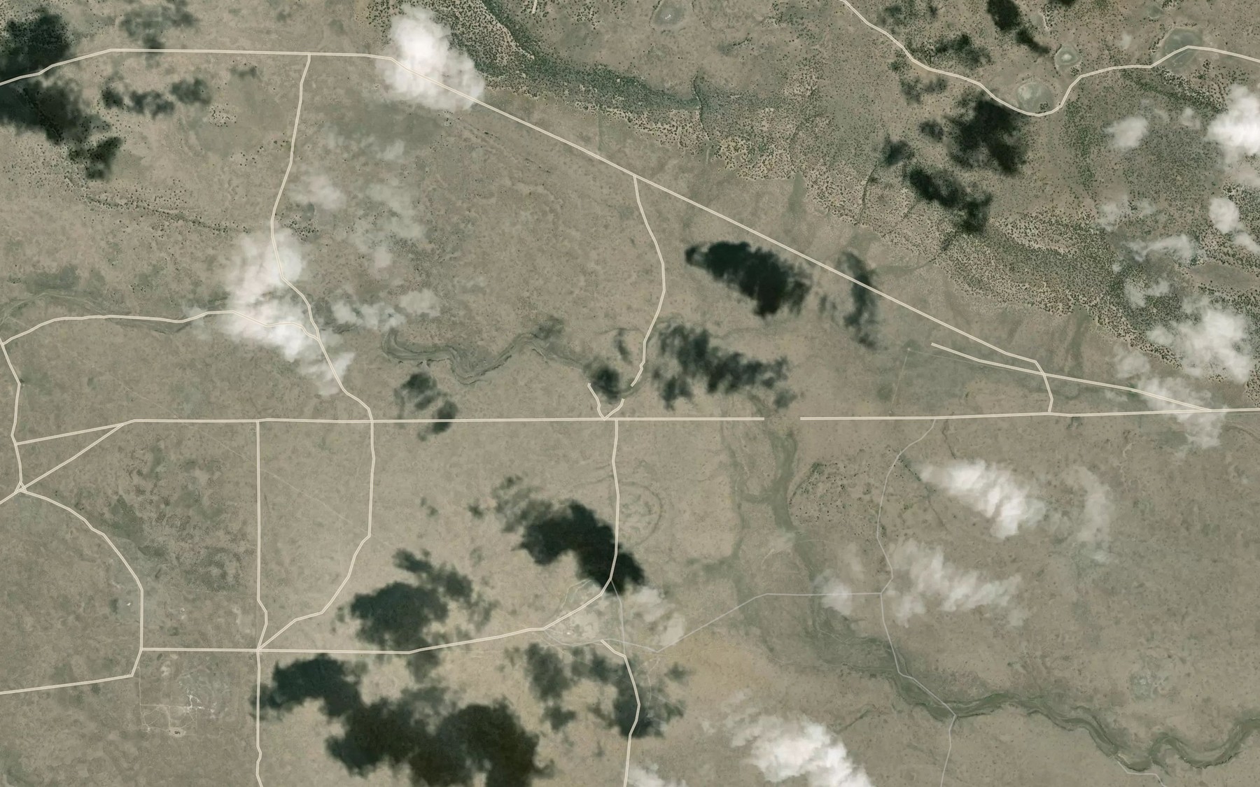 Satellite map of the Houston Reservoir Number Three