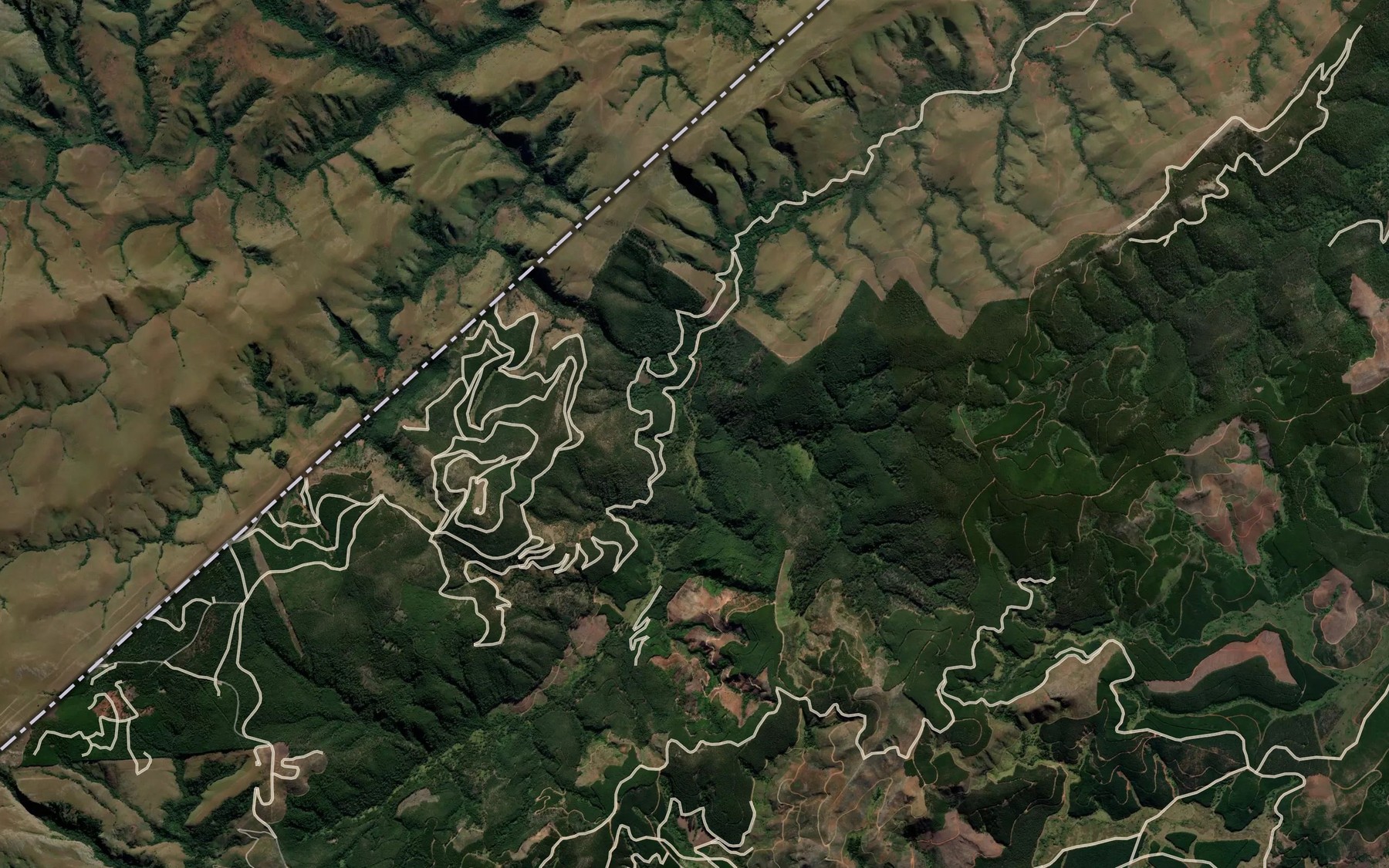 Satellite map of the Mapipi