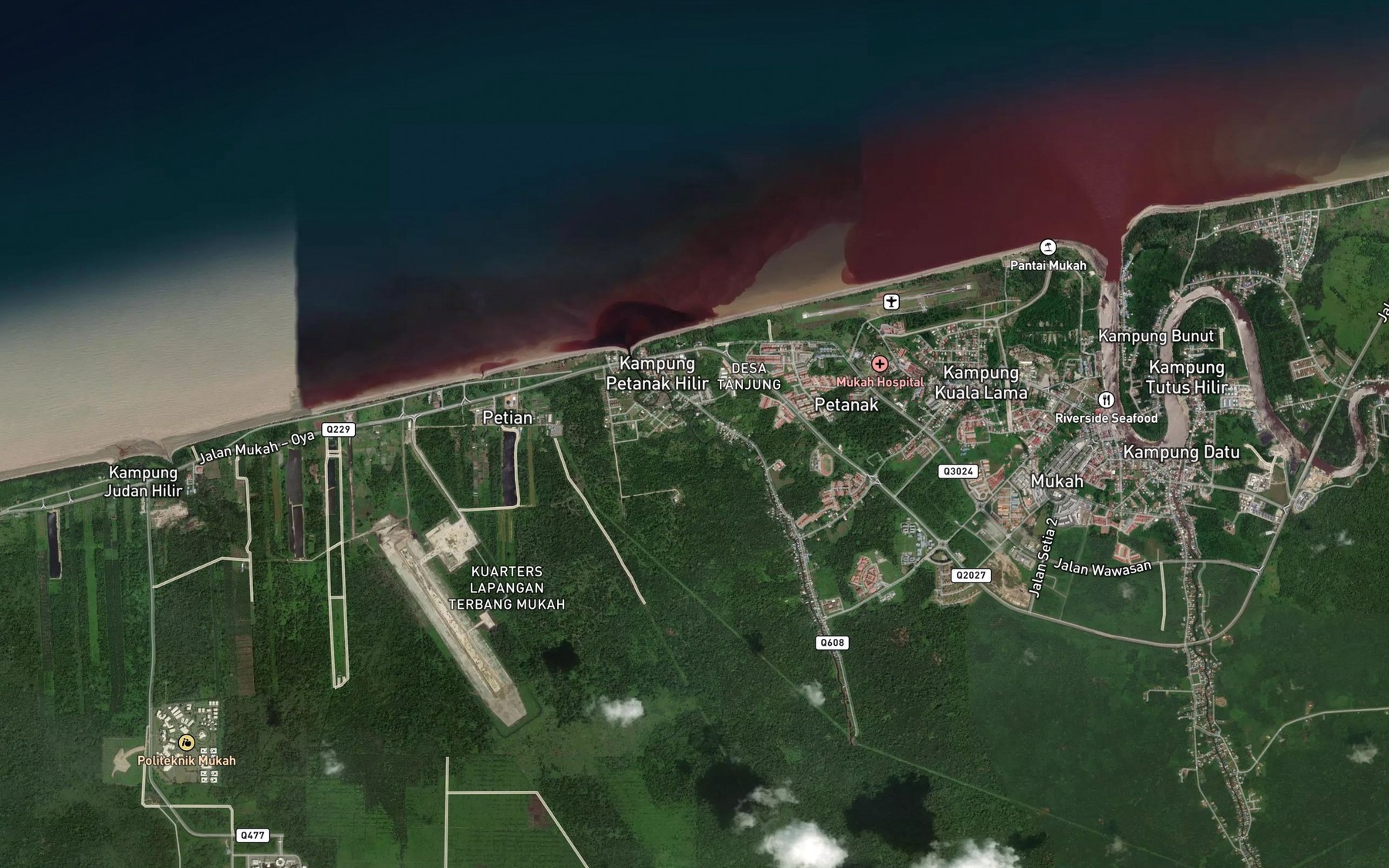 Satellite map of the Sungai Kerbau