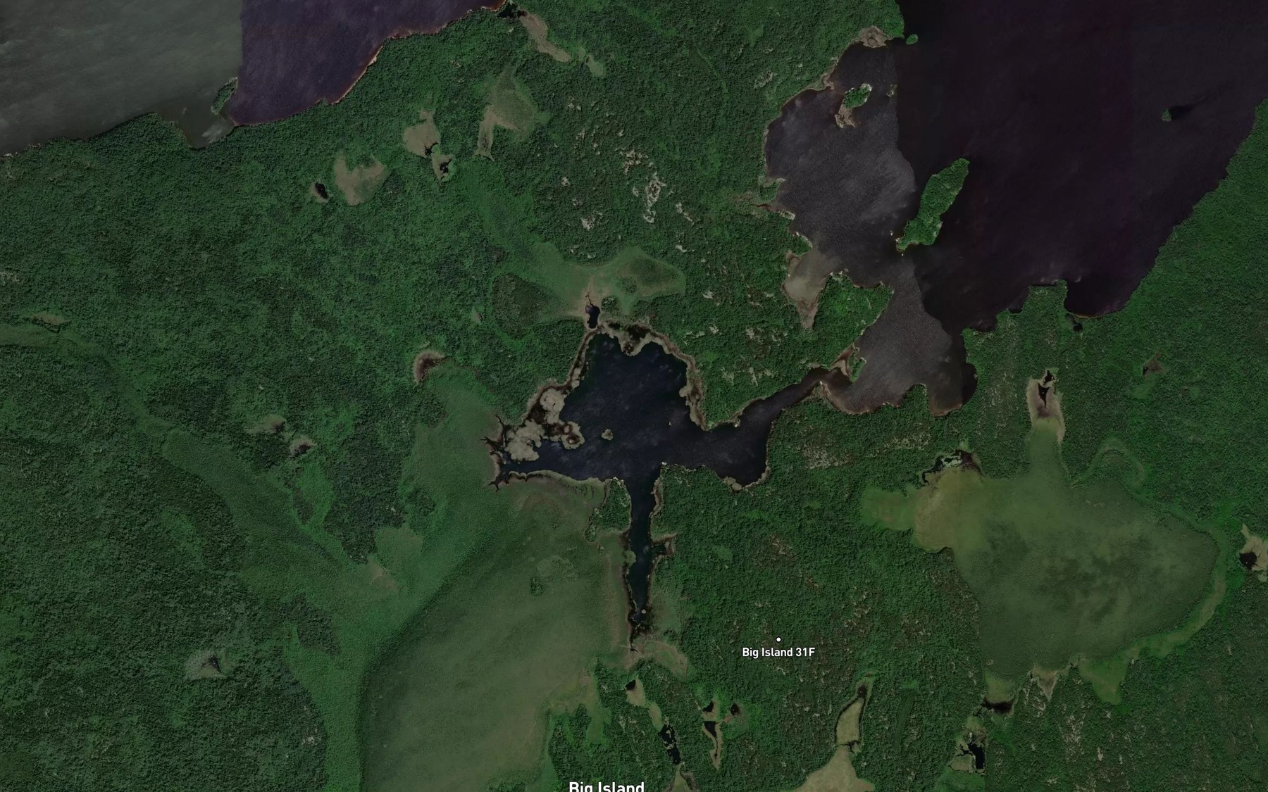 Satellite map of the Seamo Bay