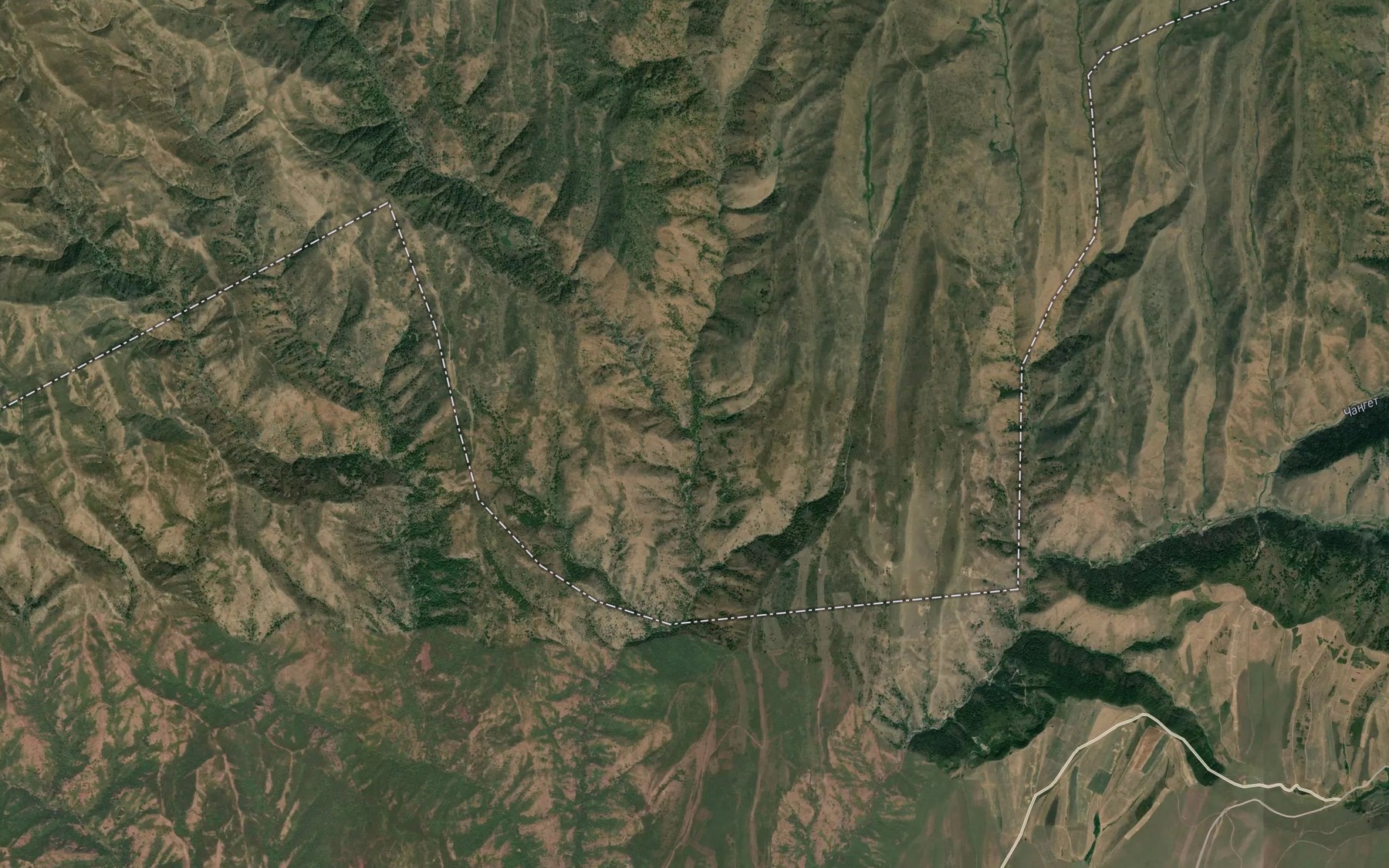 Satellite map of the Oy-Tash