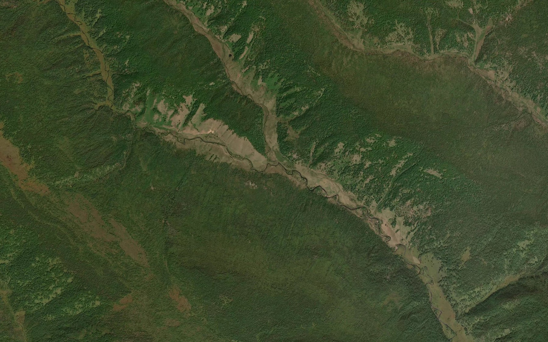 Satellite map of the Yekhe-Myla