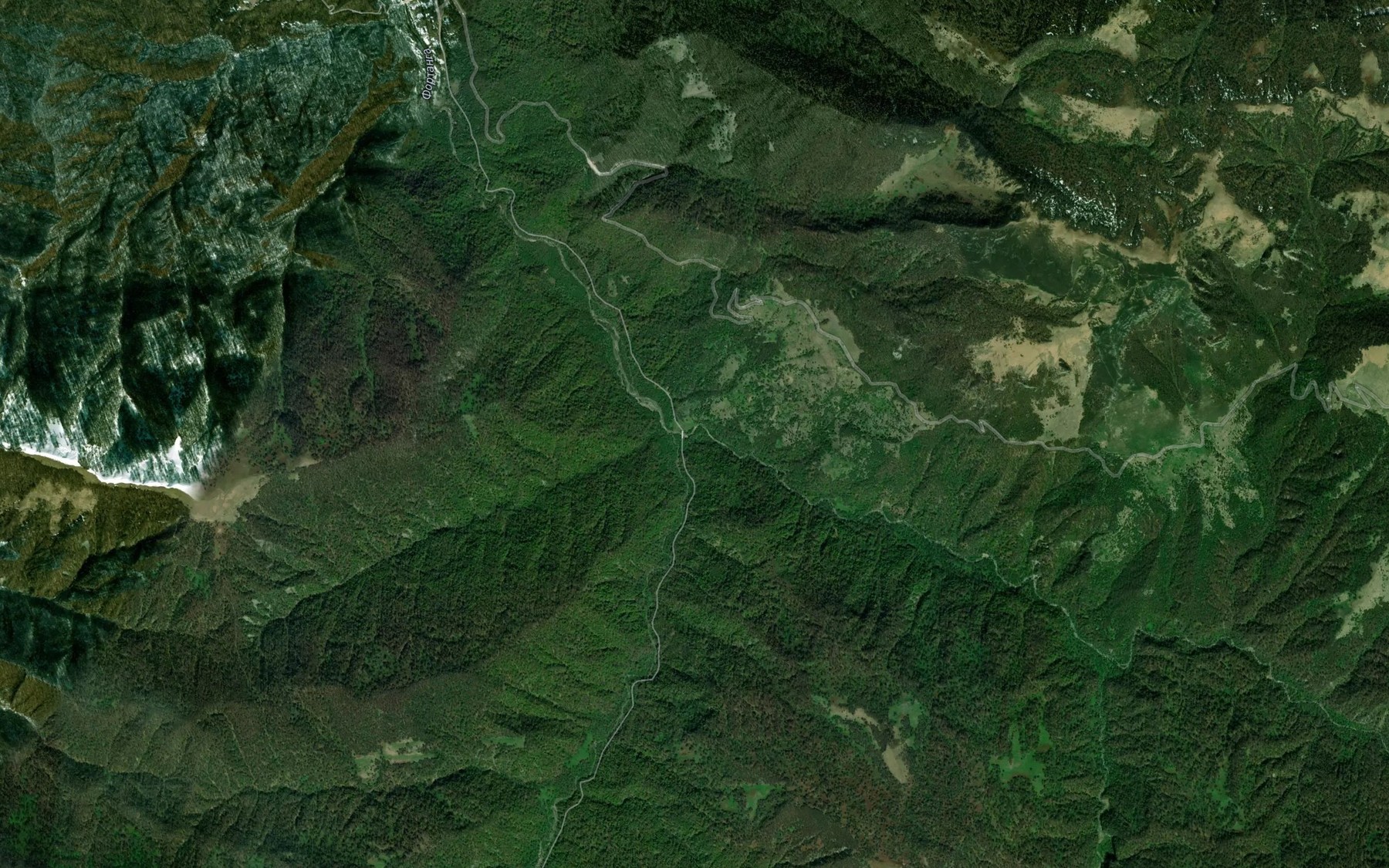 Satellite map of the Meredzhi