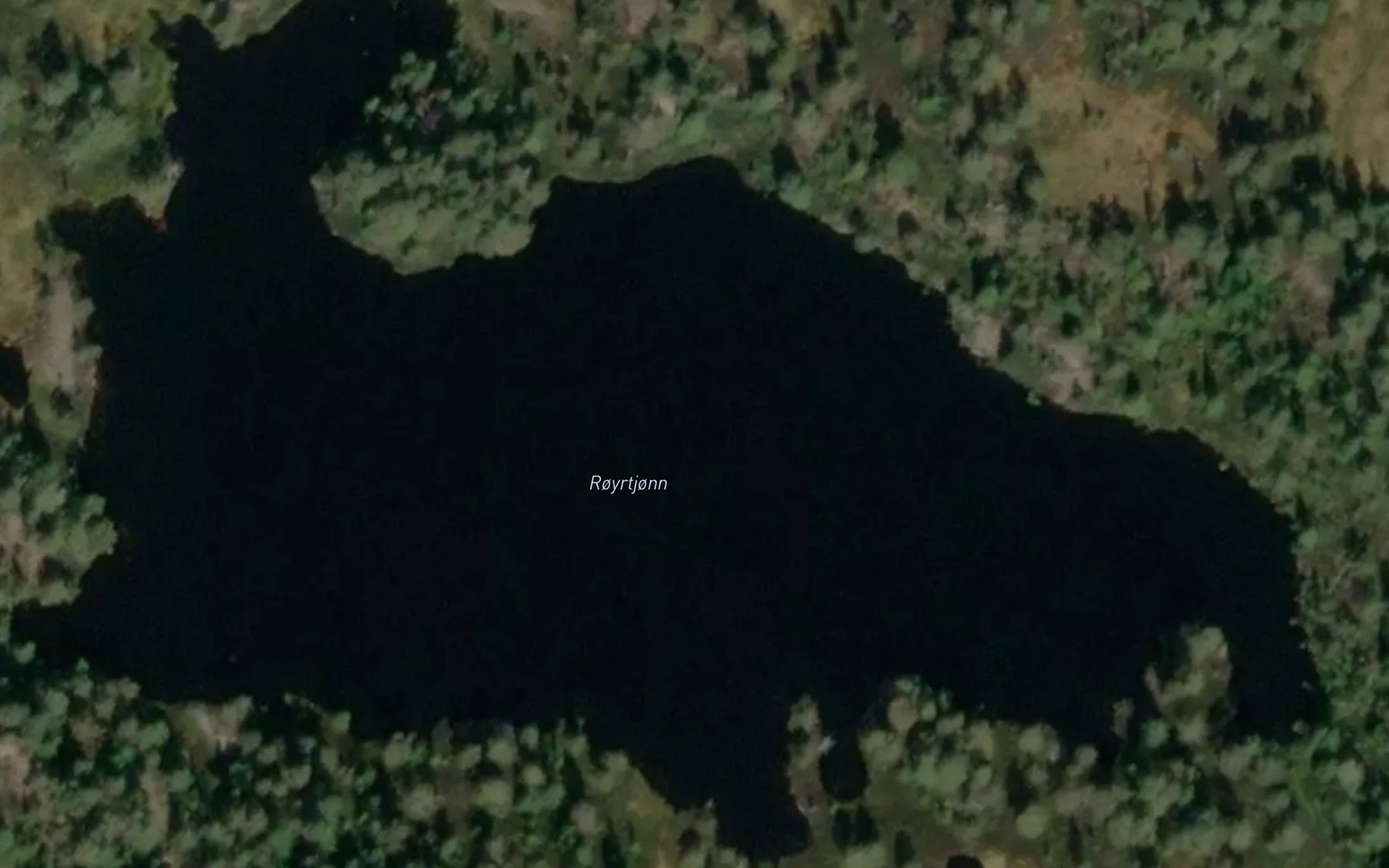 Satellite map of the Royrtjorn
