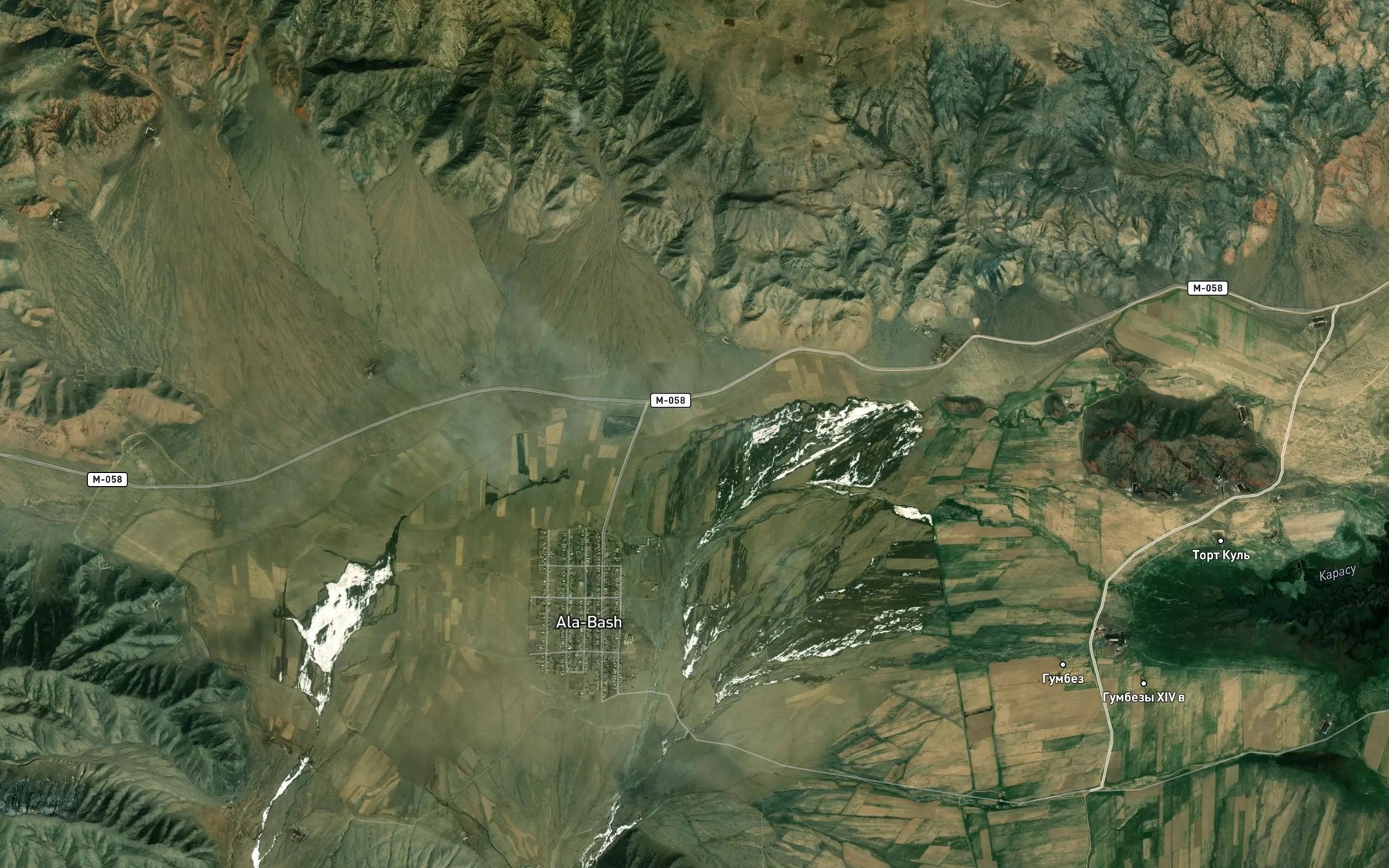 Satellite map of the Ichketor