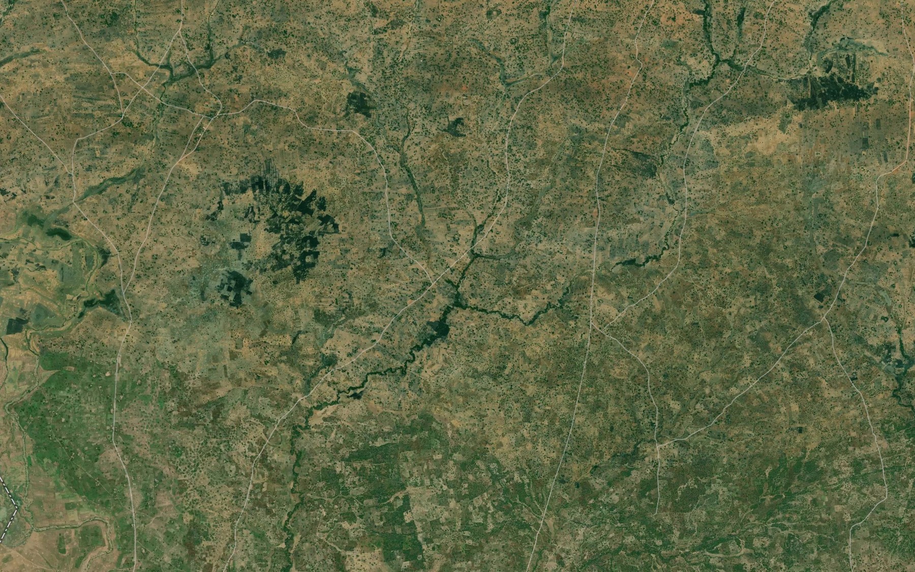 Satellite map of the River Gbogbok
