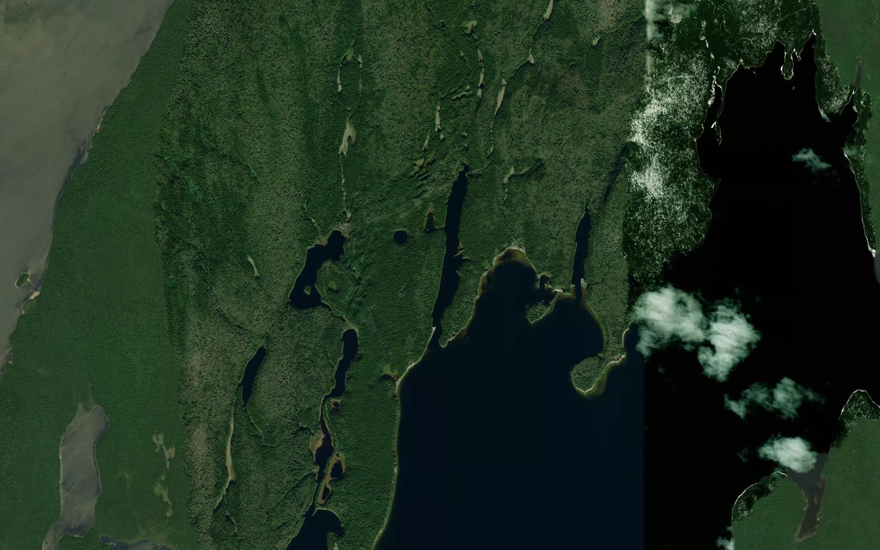 Satellite map of the Baie Mista Onikami