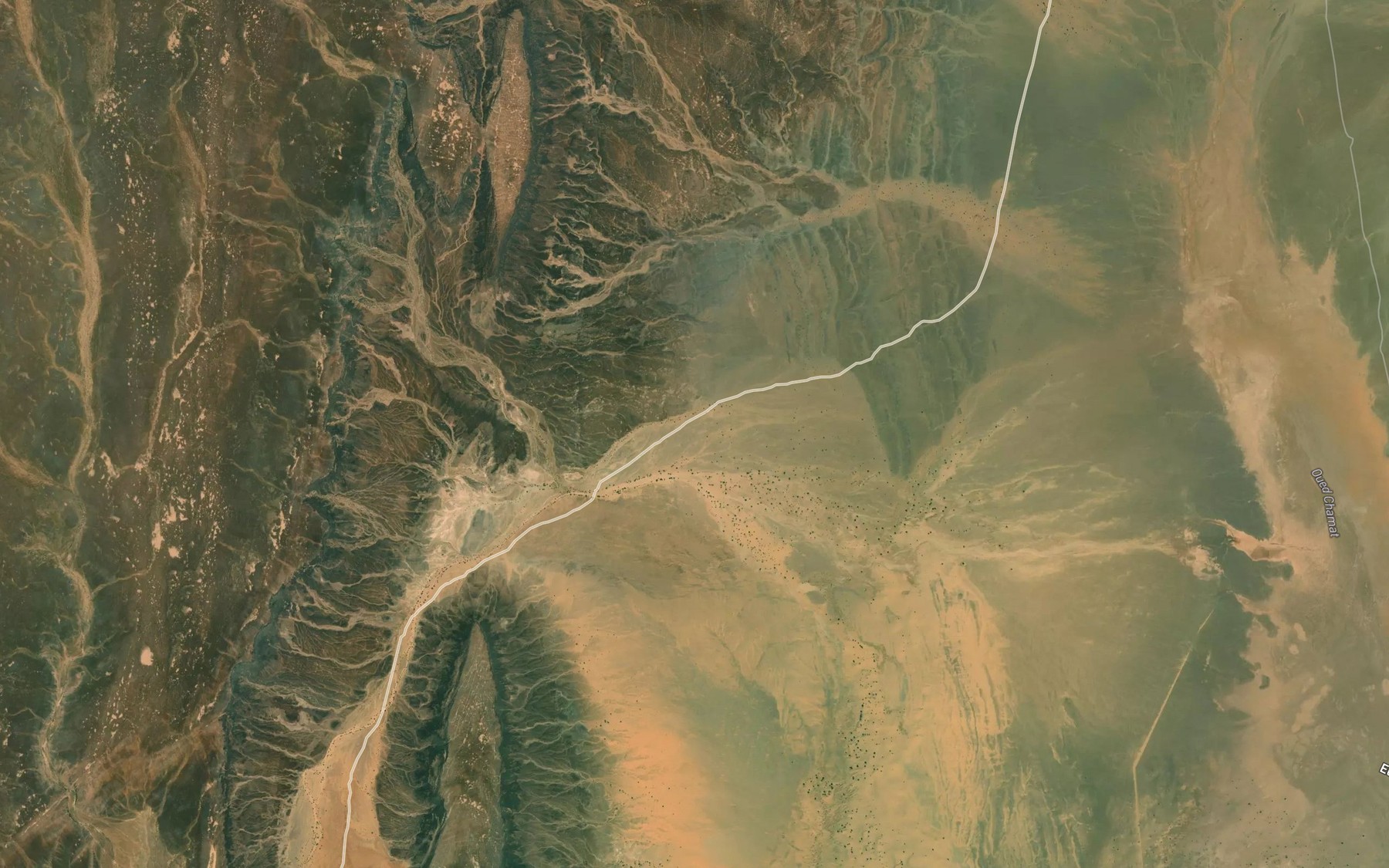 Satellite map of the Ti-n-Jouker