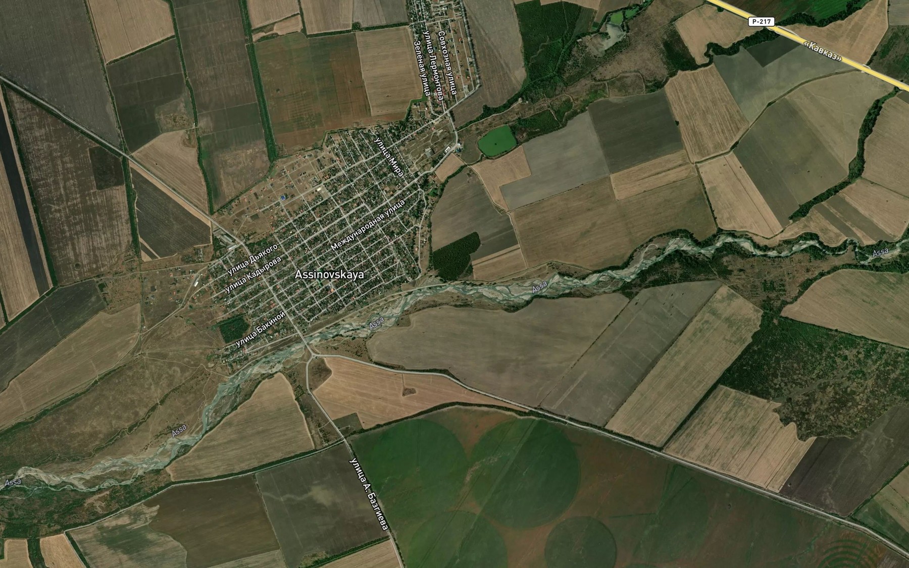 Satellite map of the Kanal Krygin Erik