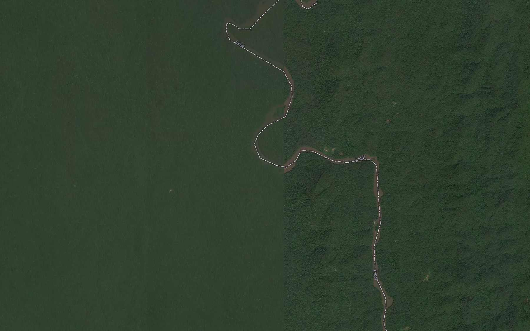 Satellite map of the Taite
