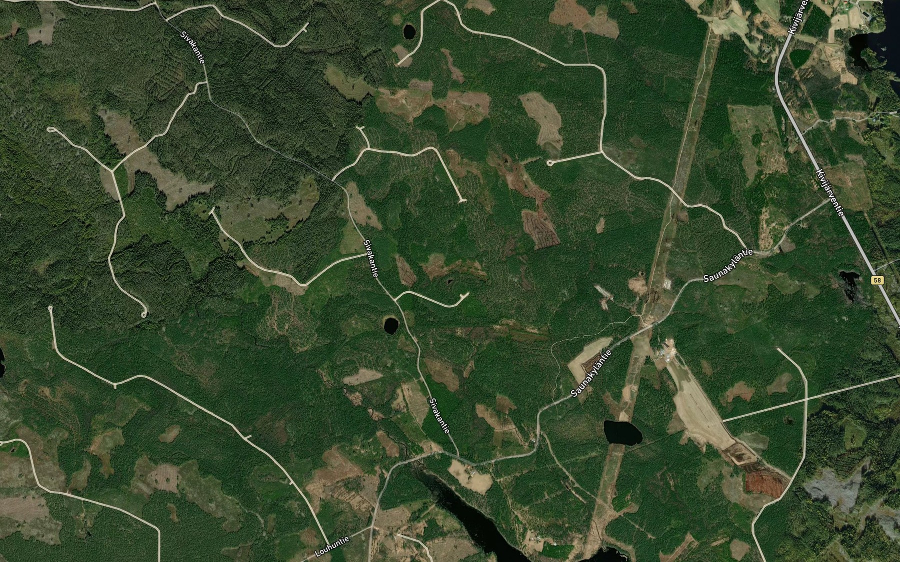 Satellite map of the Haviton