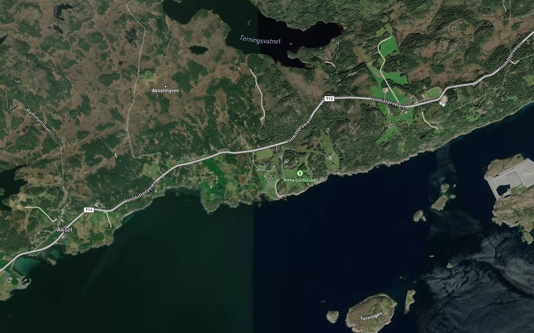 Satellite map of the Gilderhaugbekken