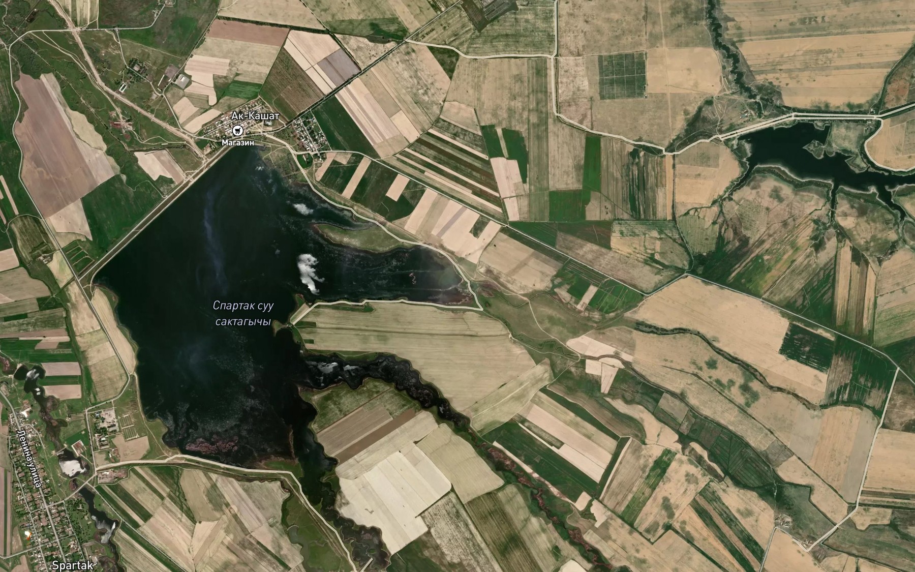 Satellite map of the Vtoroy Shor-Koo