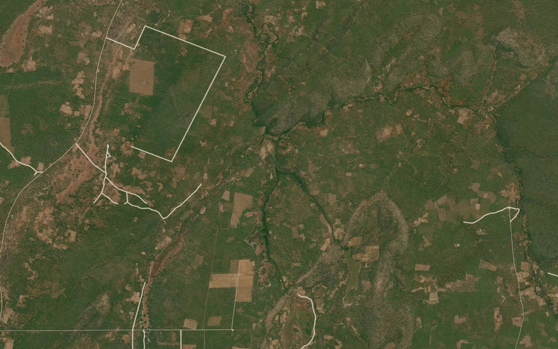 Satellite map of the Changuni