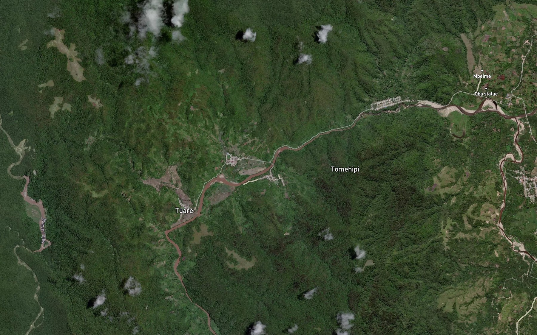 Satellite map of the Halu Tomihipi