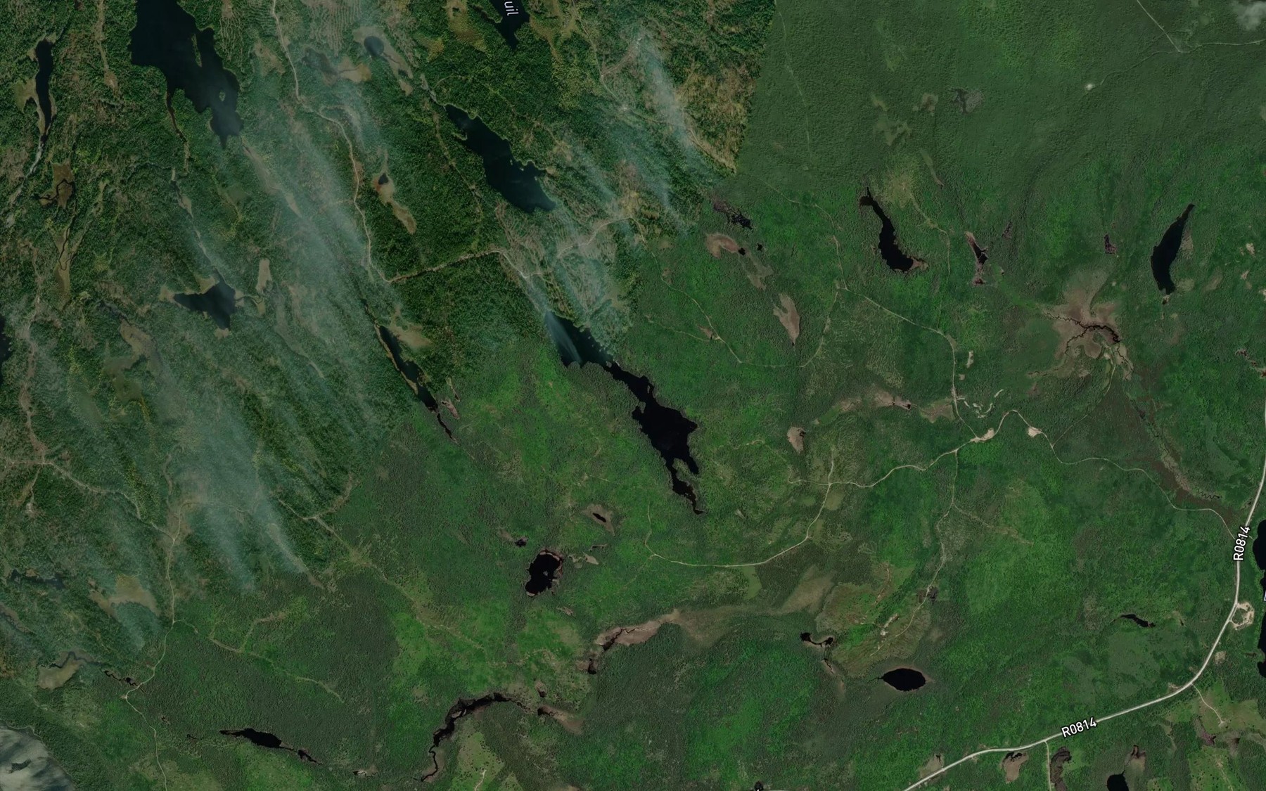 Satellite map of the Lac Bipale