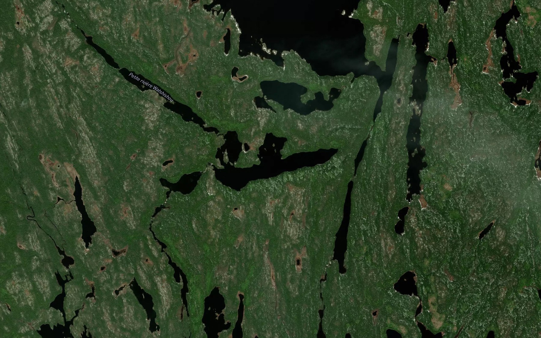 Satellite map of the Lac a l'Aigle