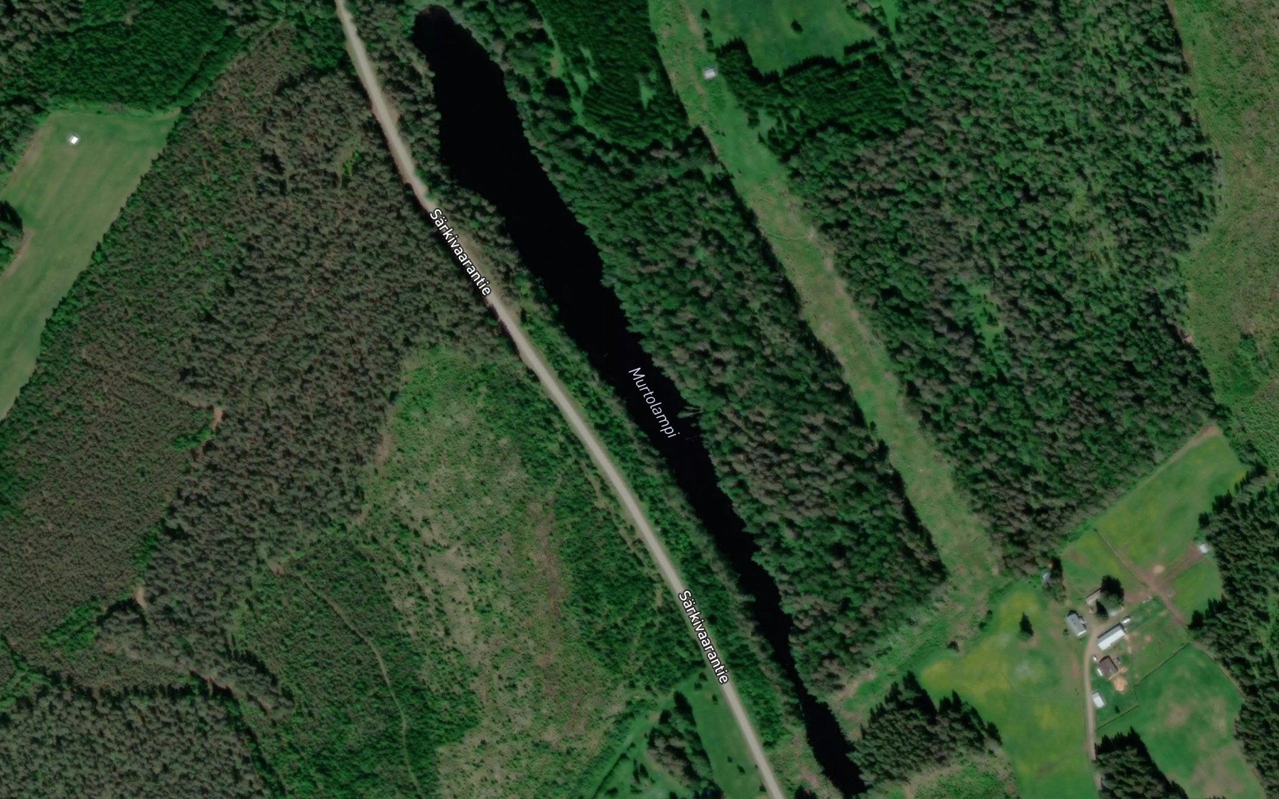 Satellite map of the Murtolampi