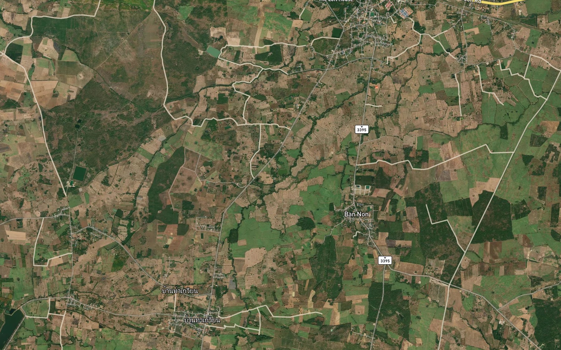 Satellite map of the Sa Nong Bon