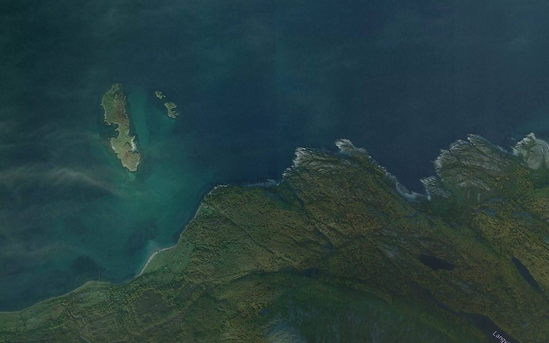 Satellite map of the Sauvika