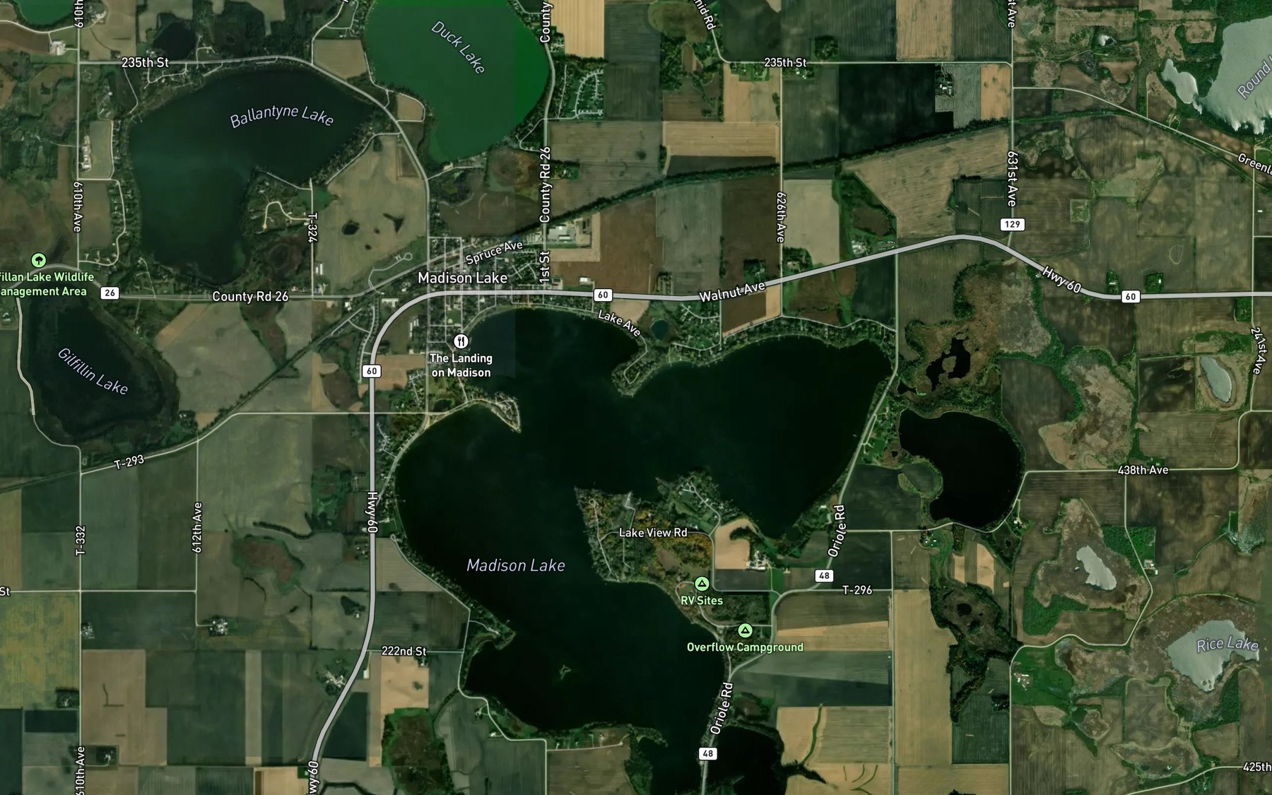 Satellite map of the Spot 3