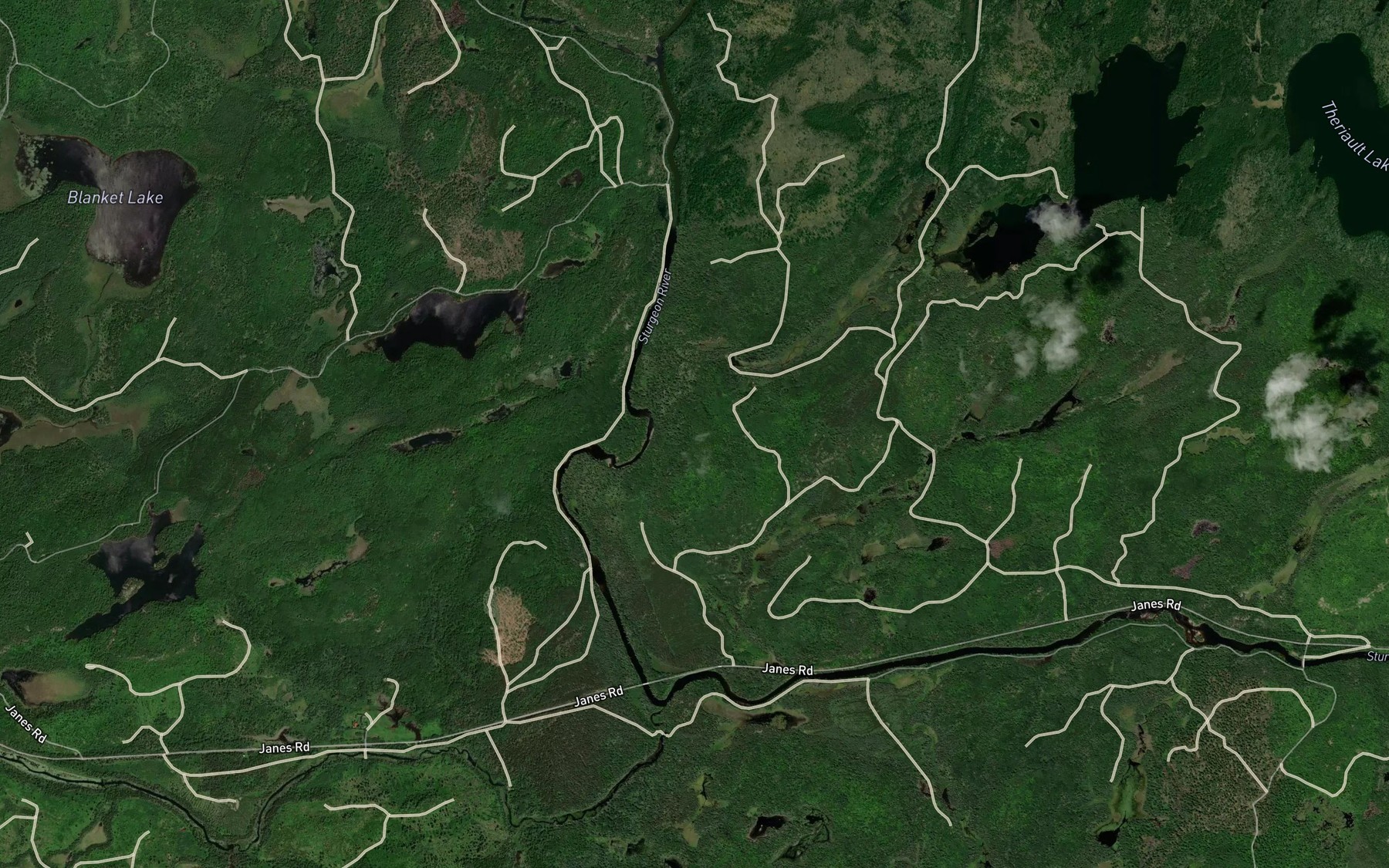 Satellite map of the The Elbow