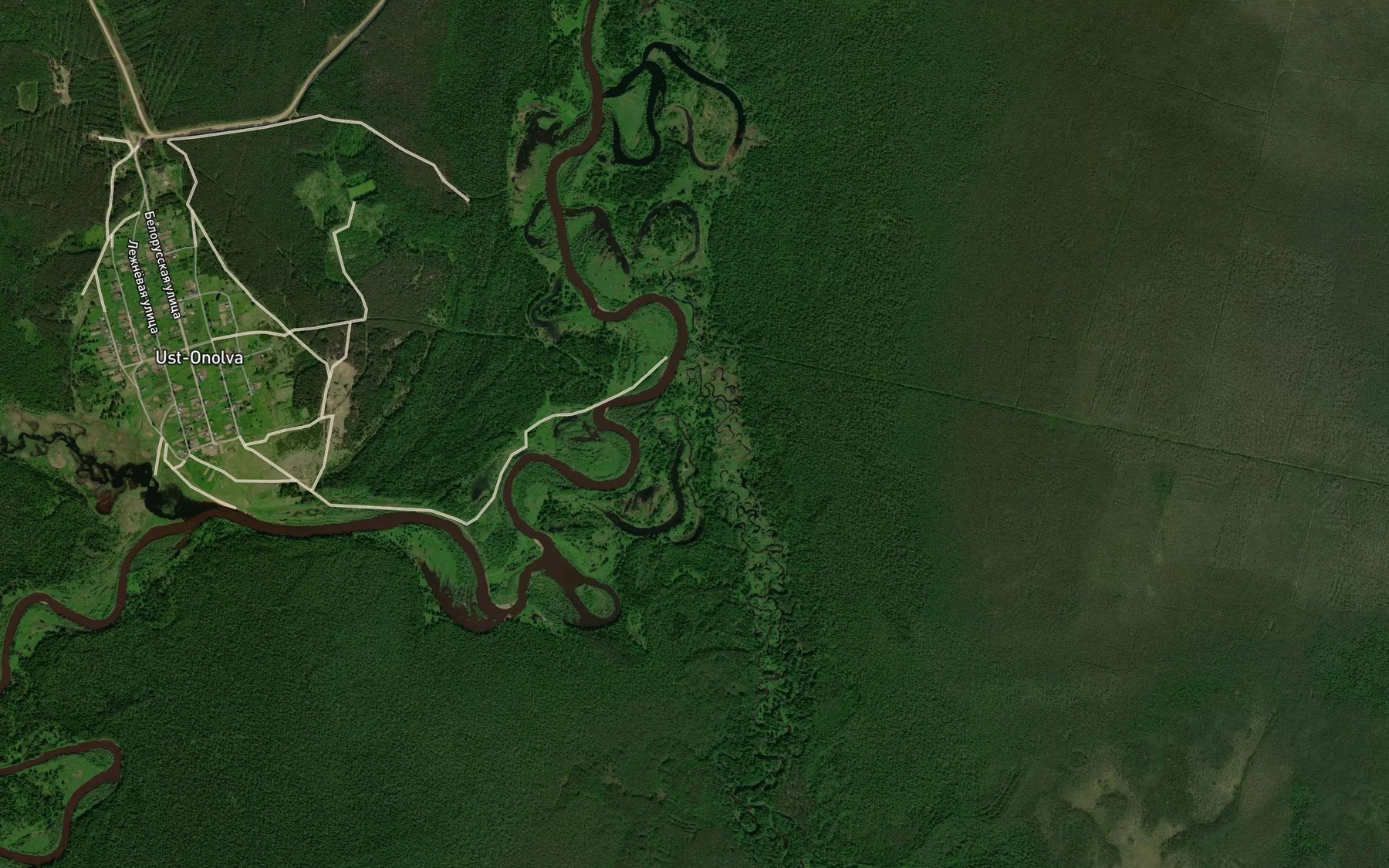 Satellite map of the Lopan