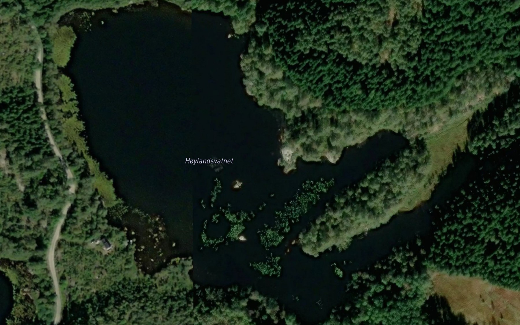 Satellite map of the Hoylandsvann