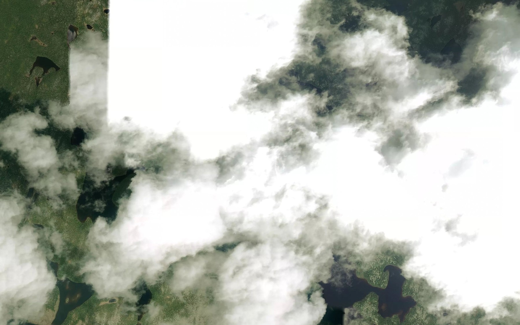 Satellite map of the Lac Kaawiiskwamekwaakamich