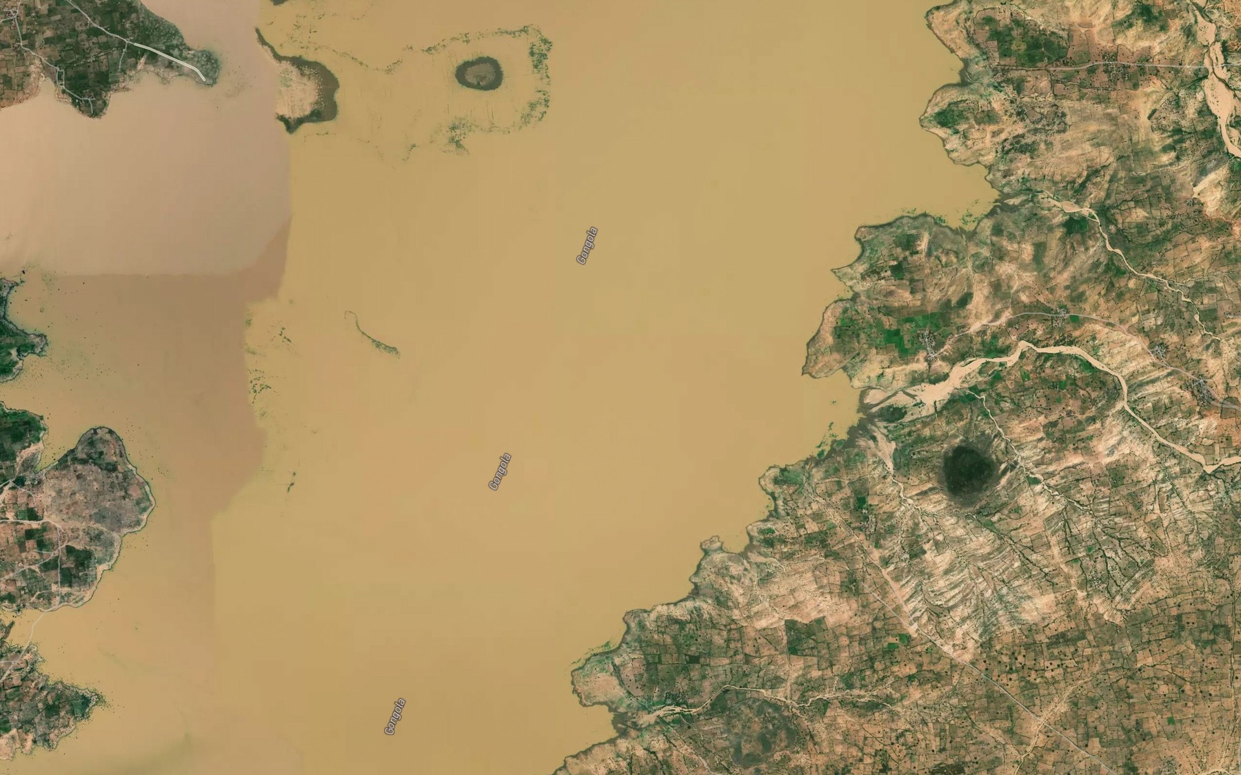 Satellite map of the Gejiwo