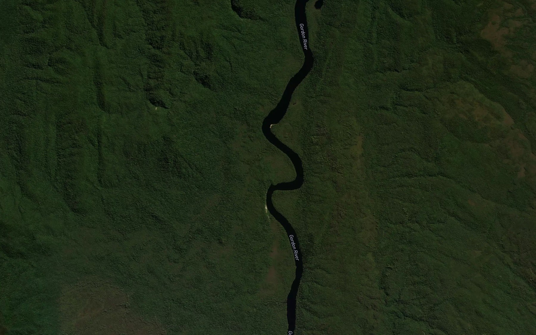 Satellite map of the Foucha Creek