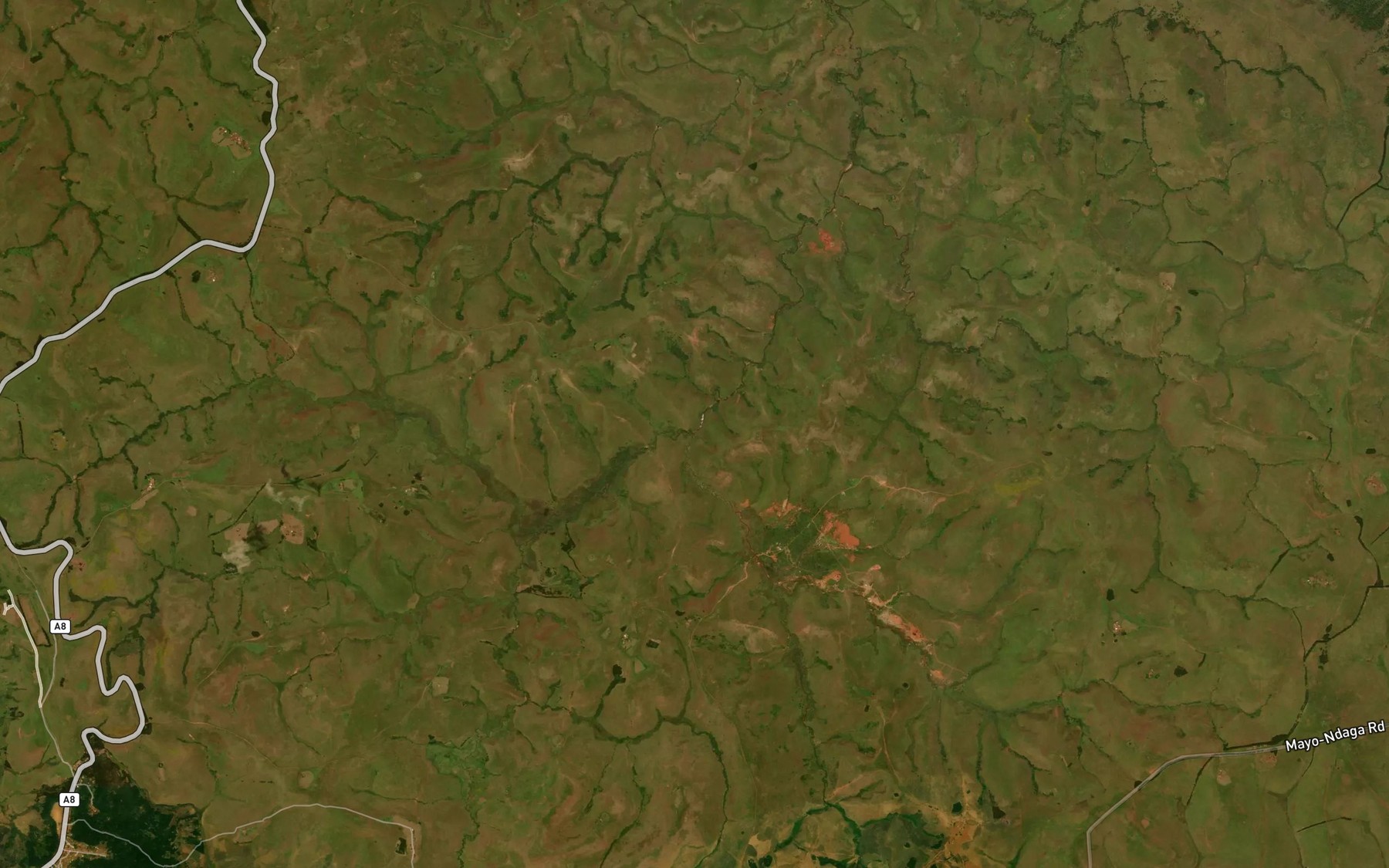 Satellite map of the Shindere