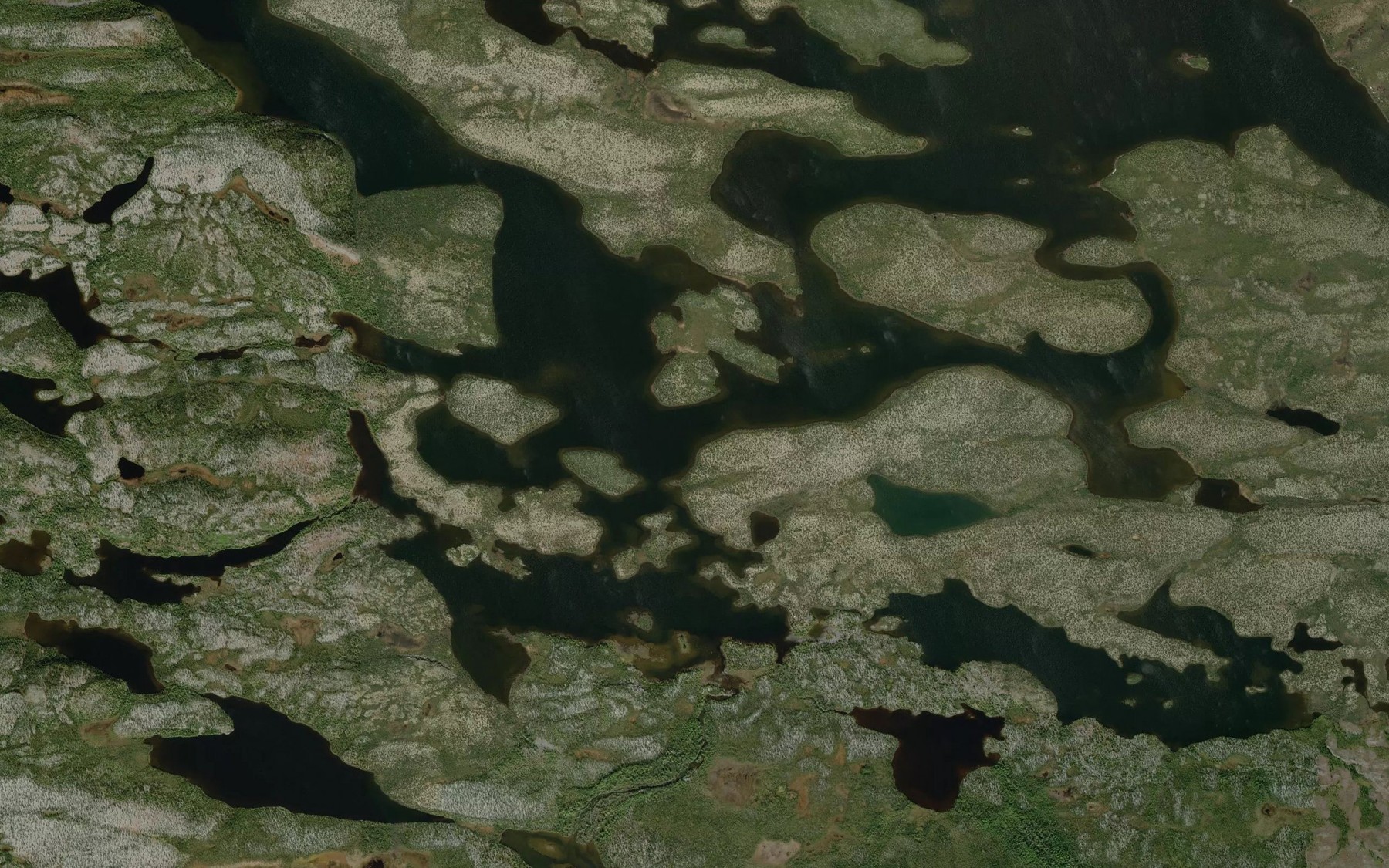 Satellite map of the Lac Atikamakw