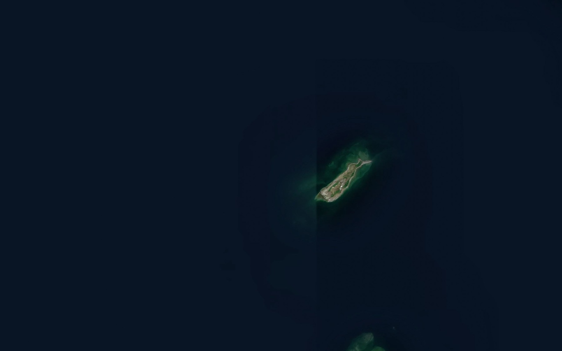 Satellite map of the West Reef