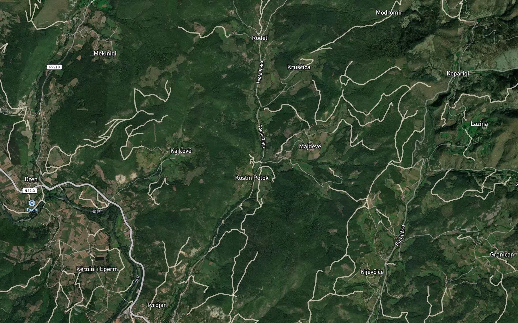 Satellite map of the Lumi Stanulovit