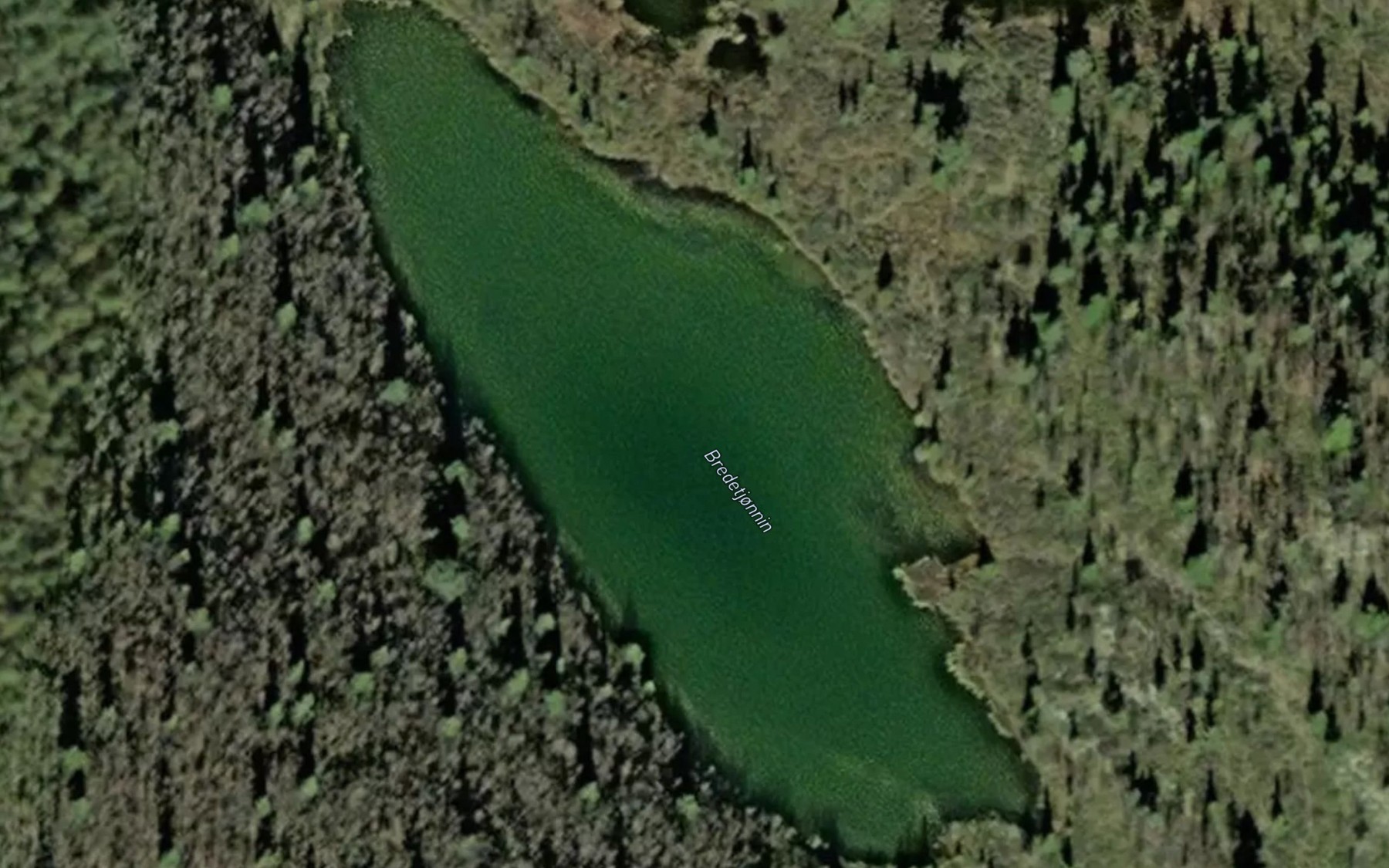 Satellite map of the Bredetjonn