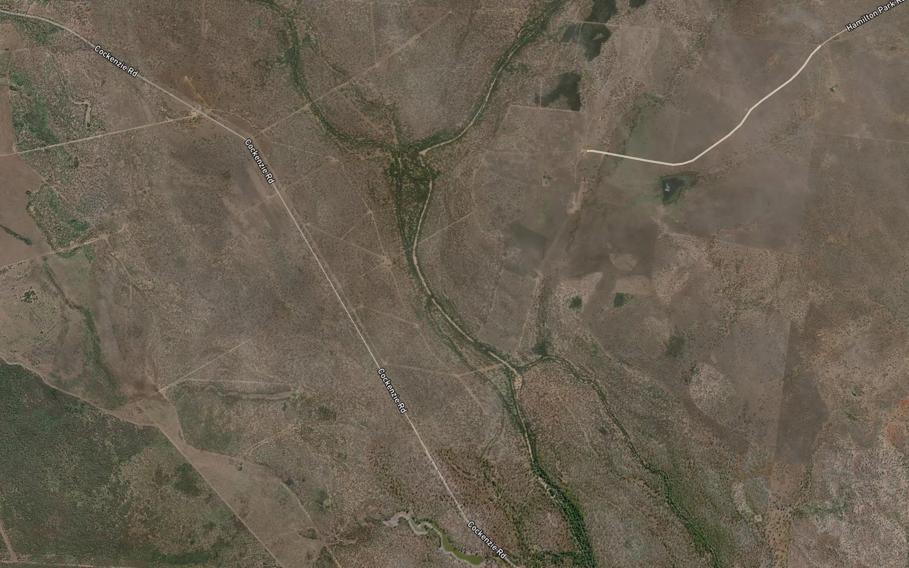Satellite map of the Nebo Creek