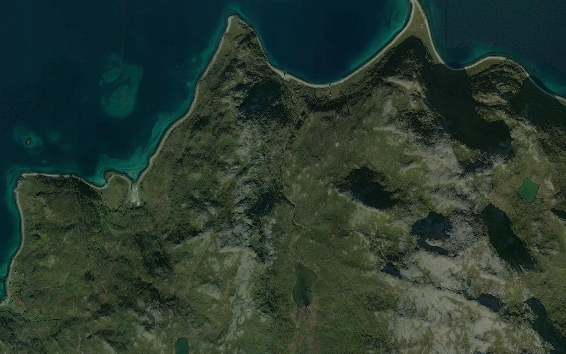 Satellite map of the Gammvikelva