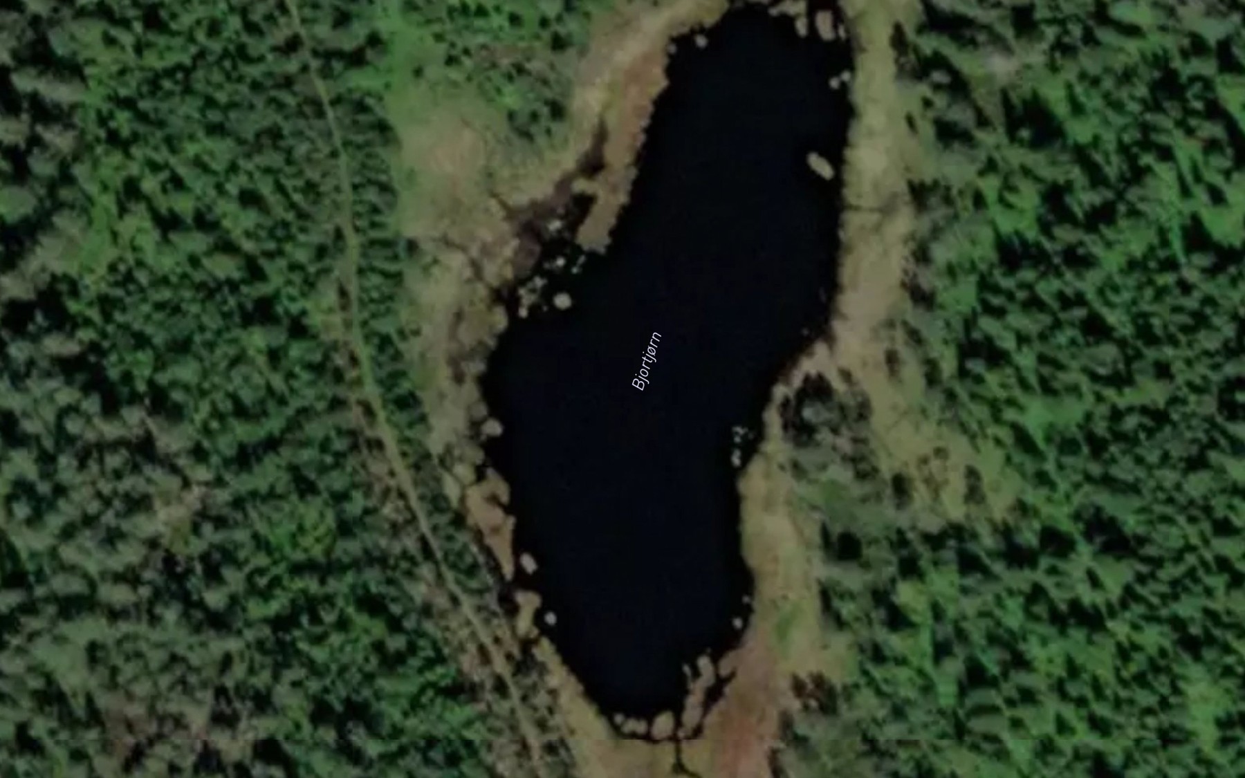 Satellite map of the Bjortjorn