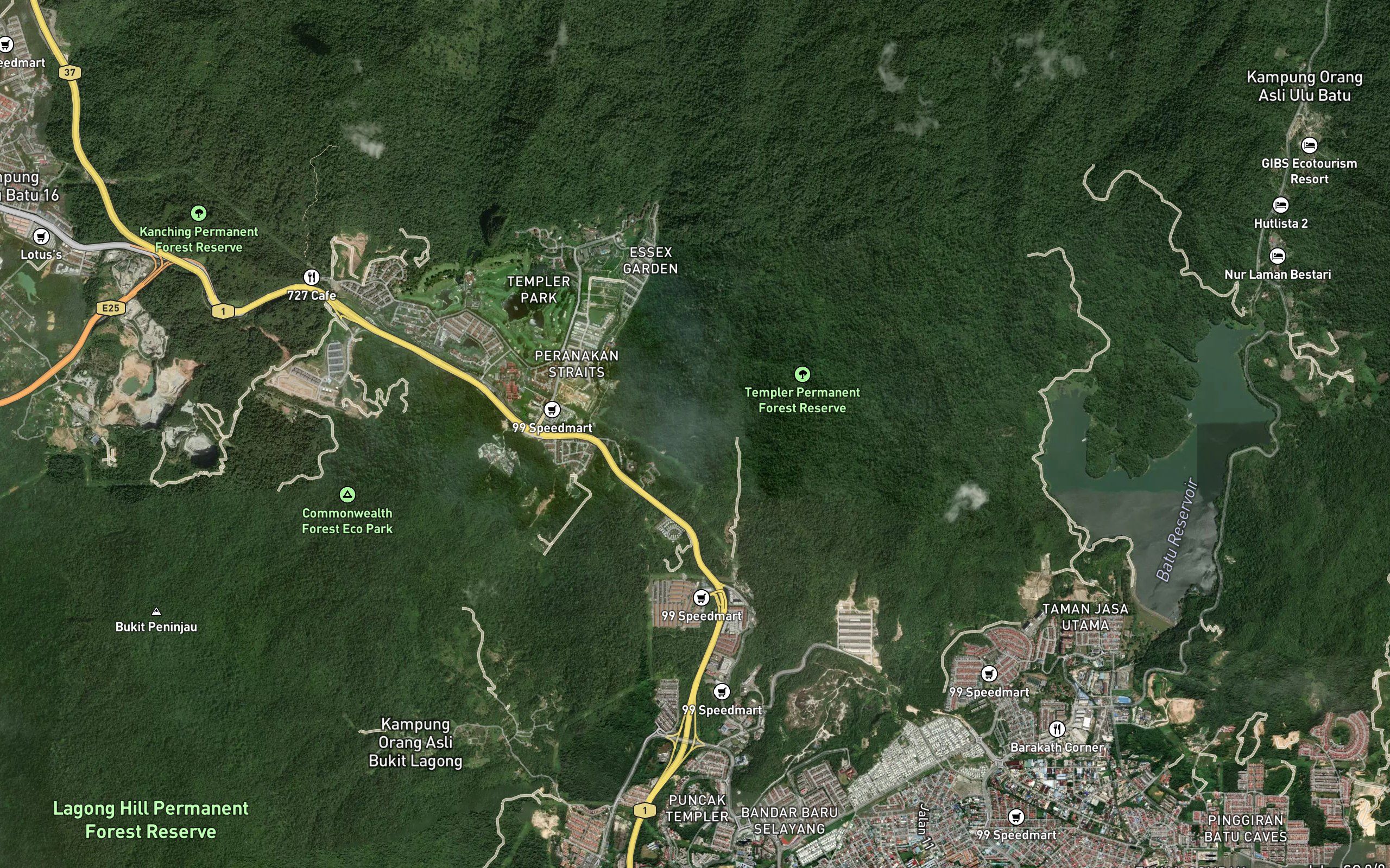 Templer Park Upper Reservoir